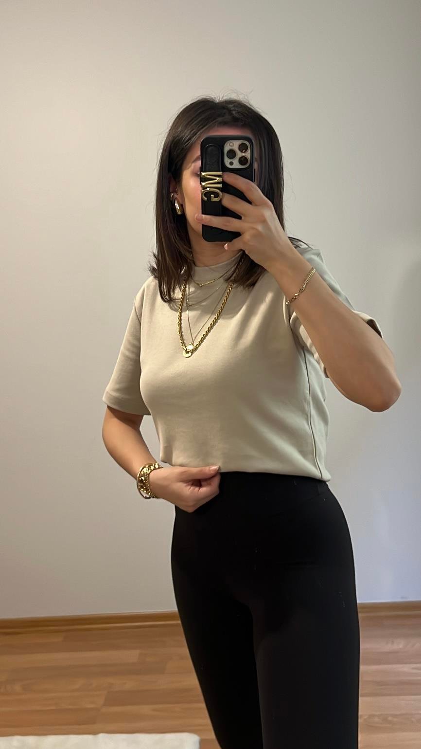 CAST TAŞ ORGANİK PAMUK BASIC TİŞÖRT