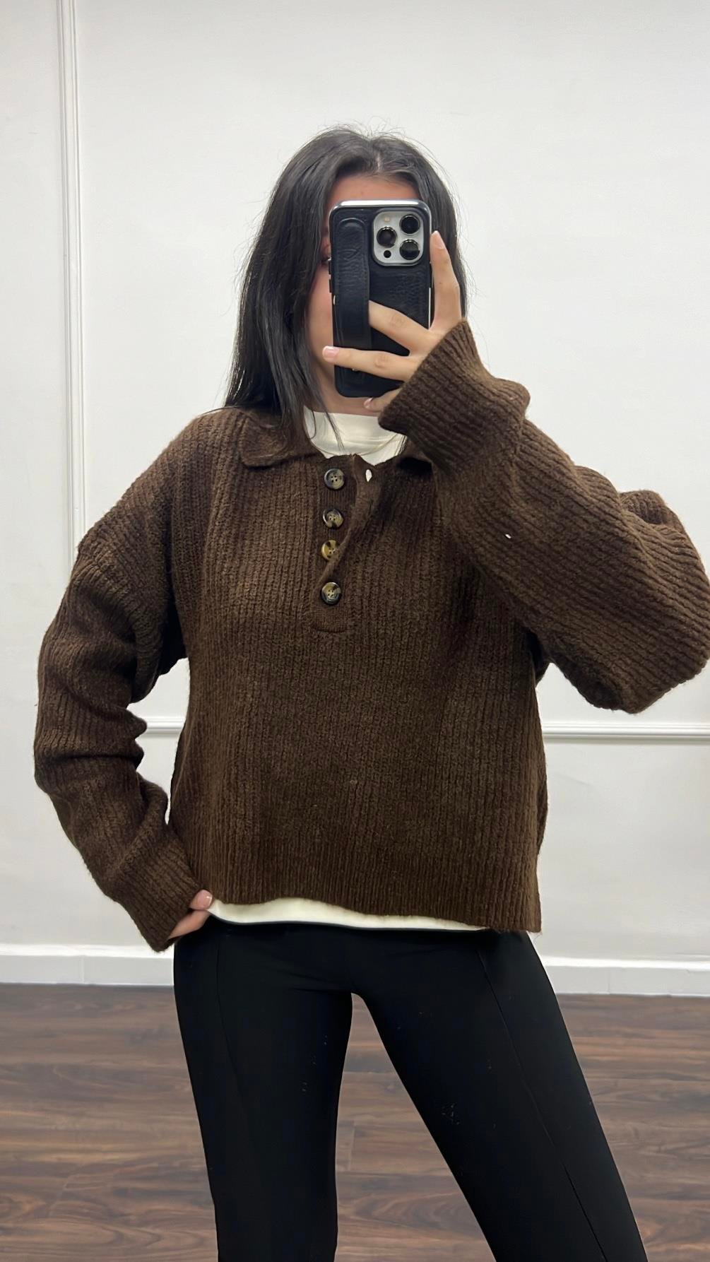 Chko Acı Kahve Basıc Kazak