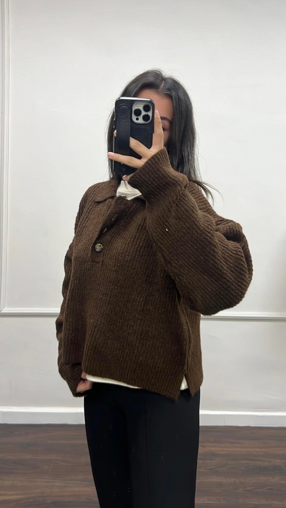 Chko Acı Kahve Basıc Kazak