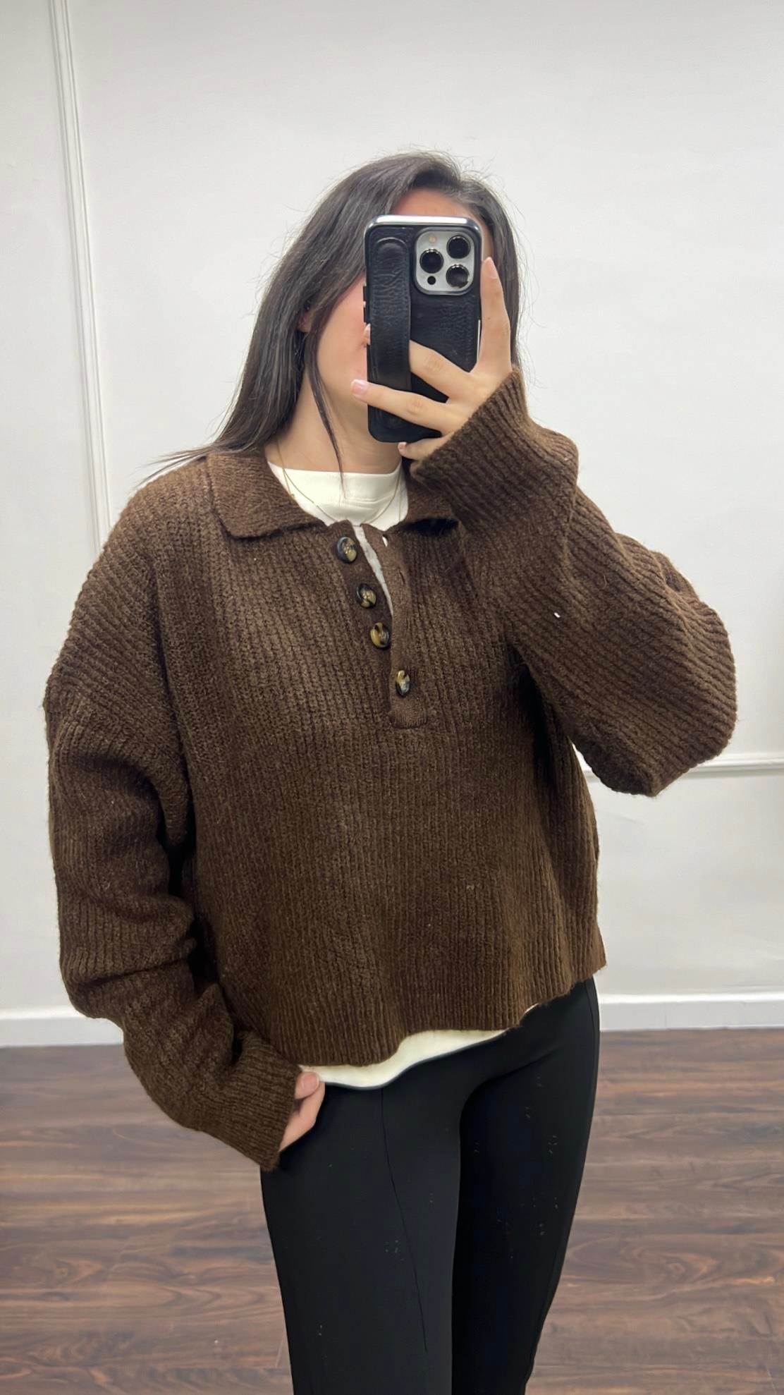 Chko Acı Kahve Basıc Kazak