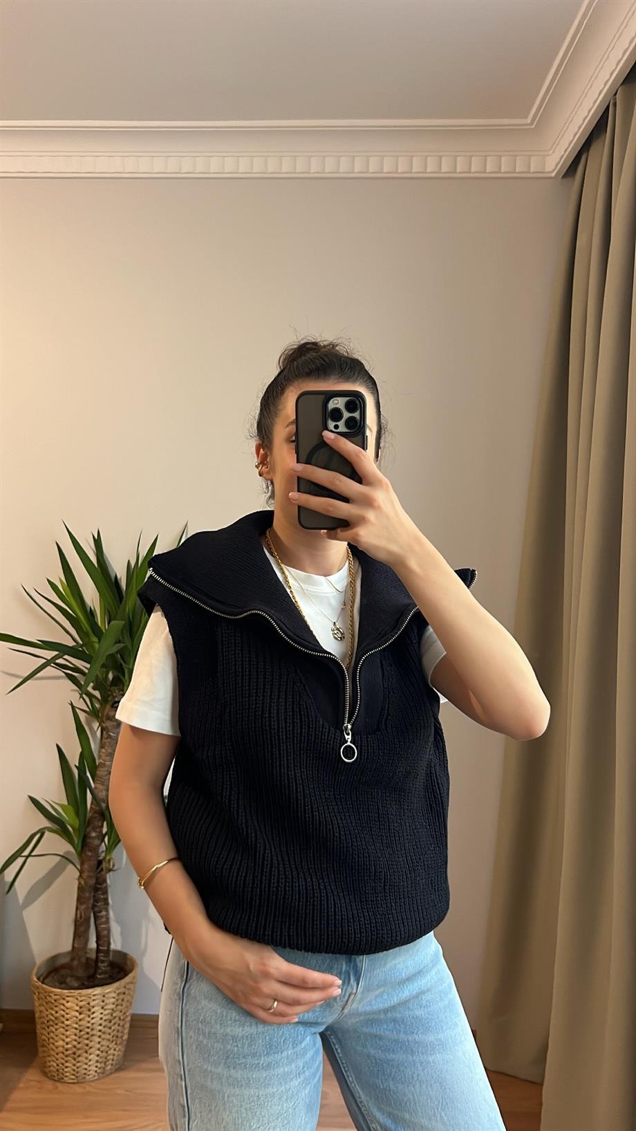 FAB LACİ SIK ÖRME TRİKO YELEK