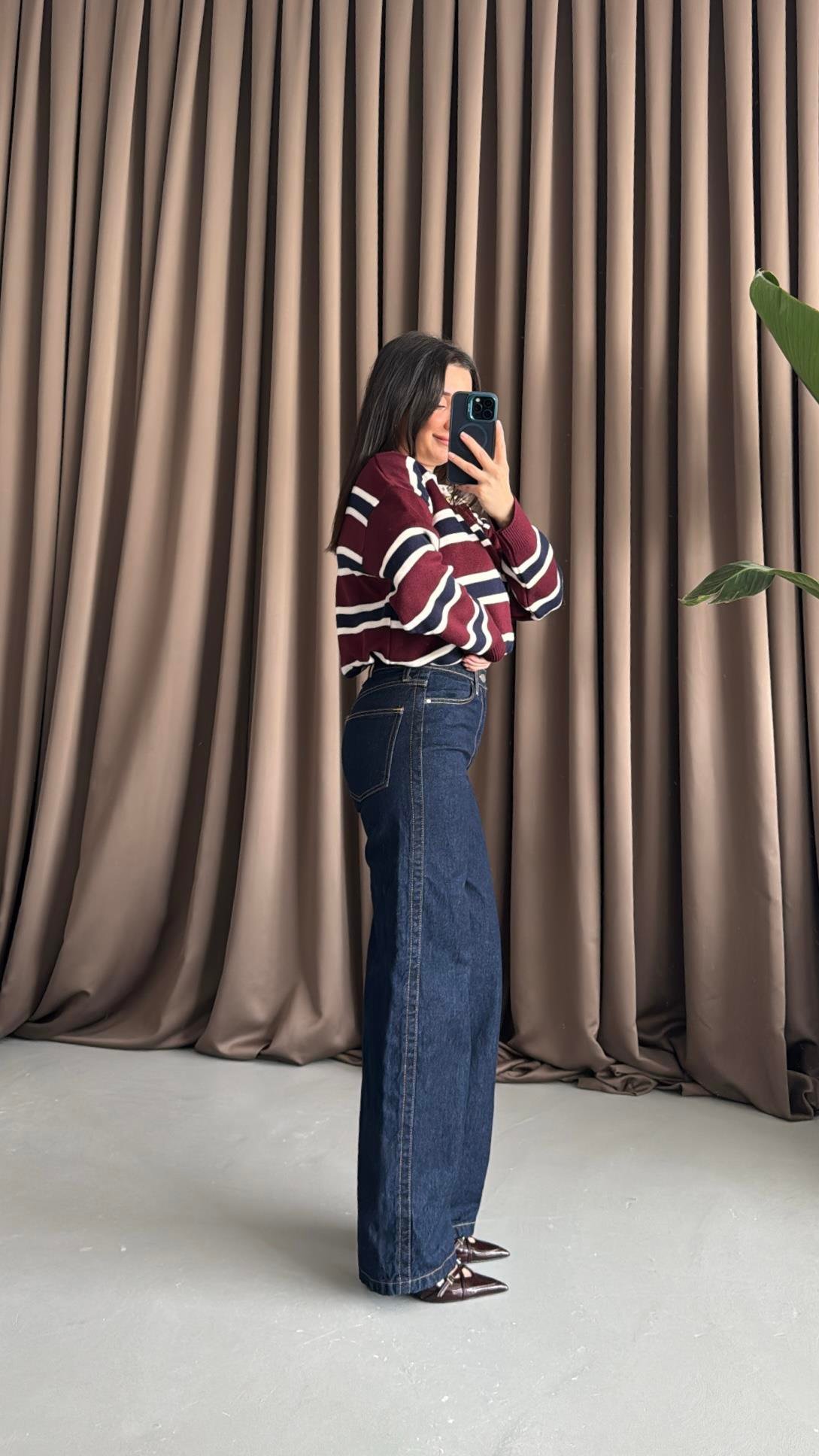 Go Lacivert Straight Jean