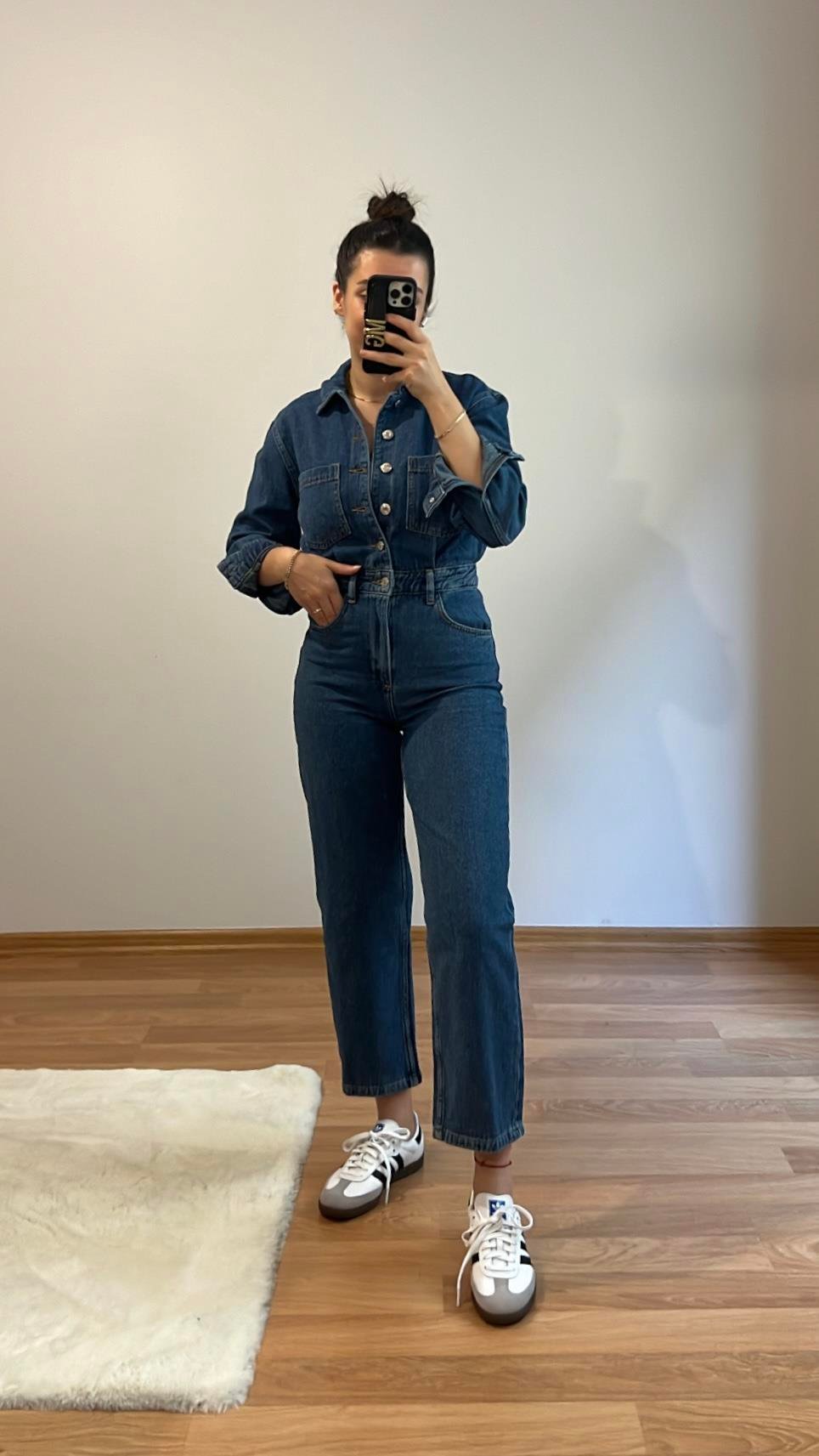 GO/M LACİ DENİM TULUM 