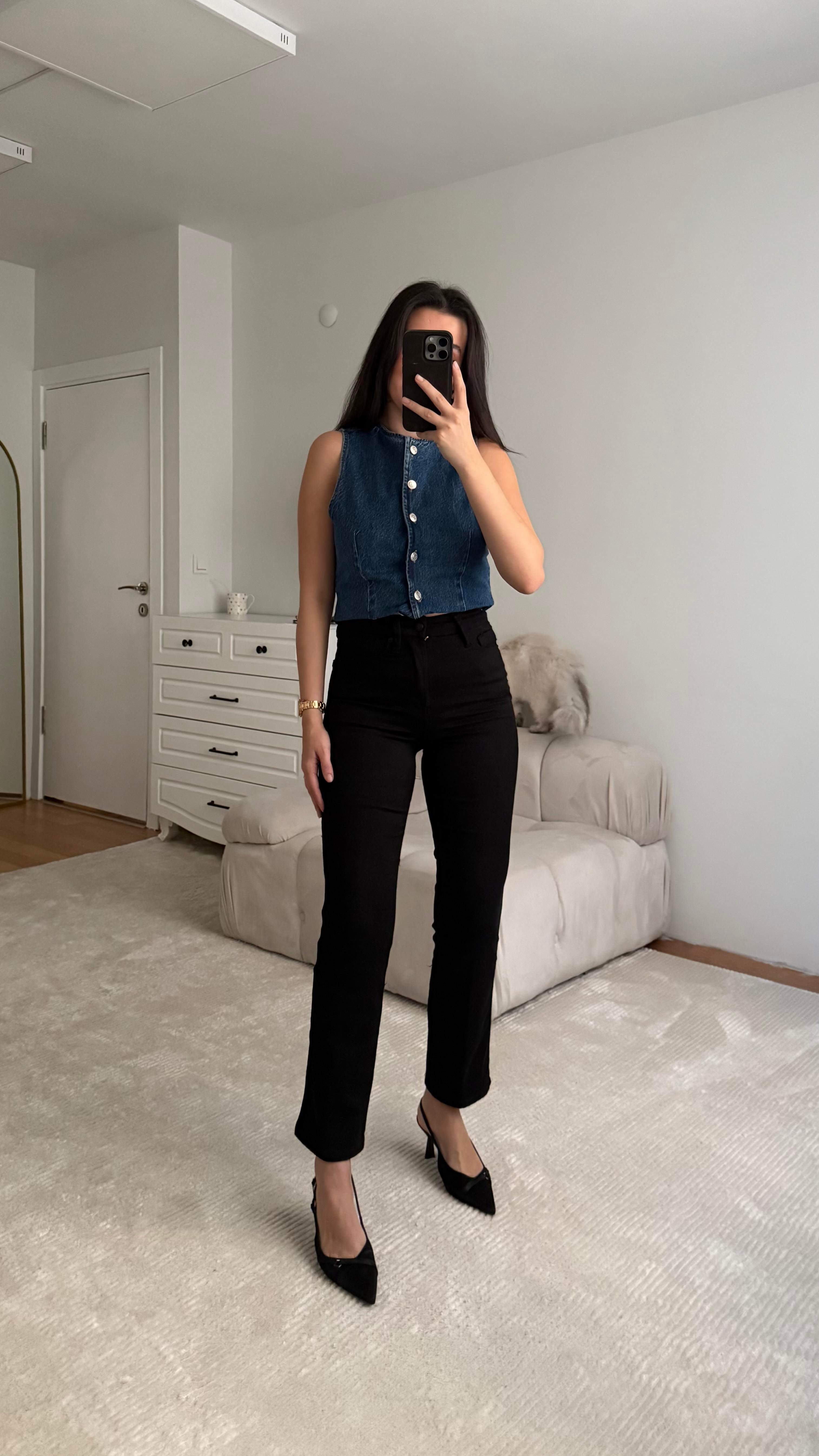 Good Siyah Premium Straight Jean
