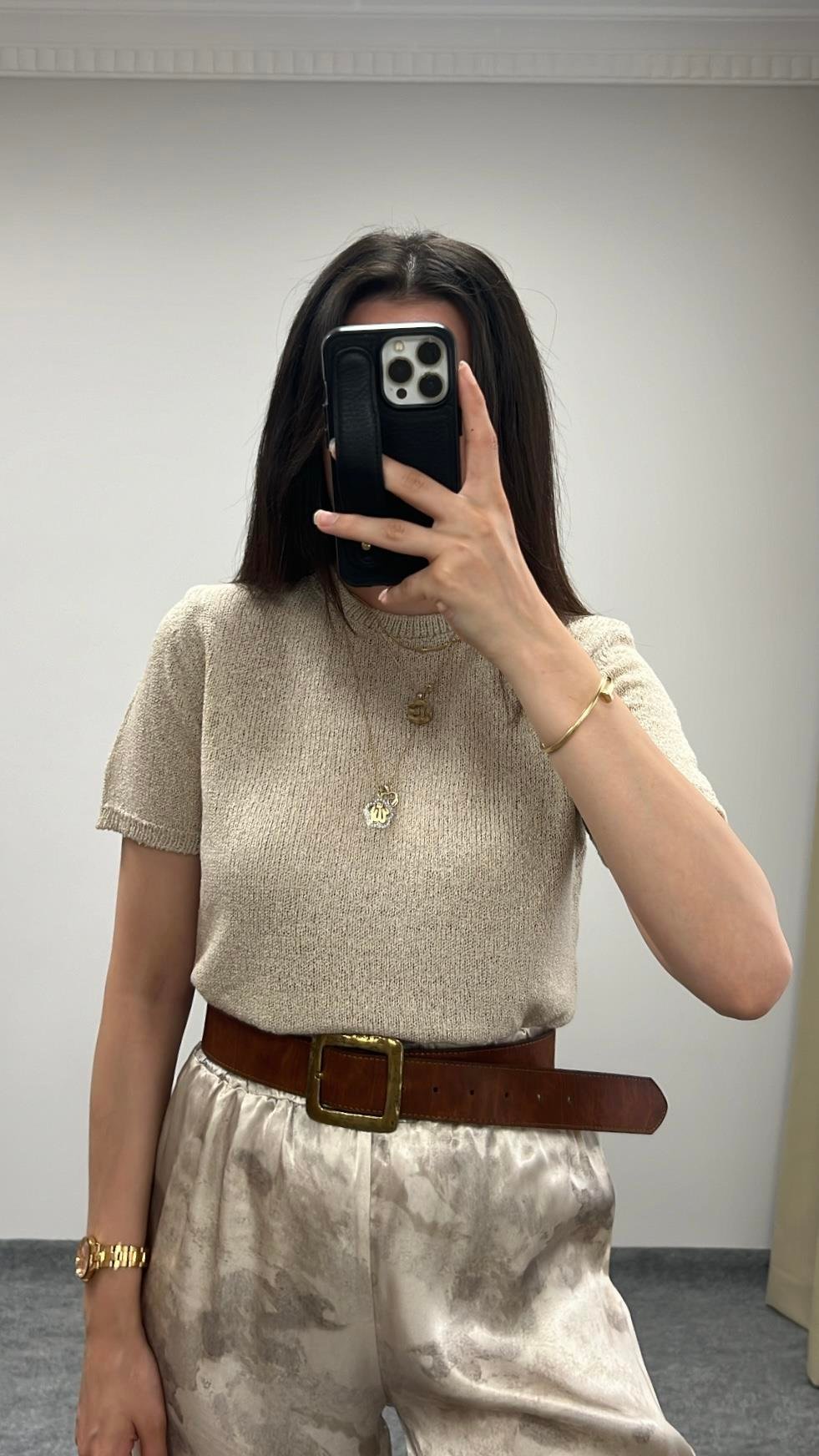 Kio Bej İnce Triko Basıc