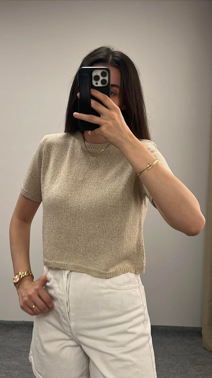 Kio Bej İnce Triko Basıc