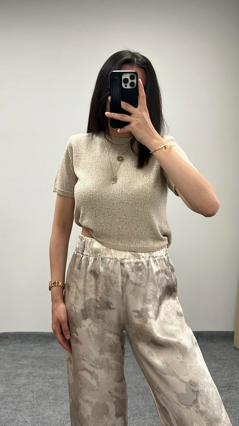 Kio Bej İnce Triko Basıc