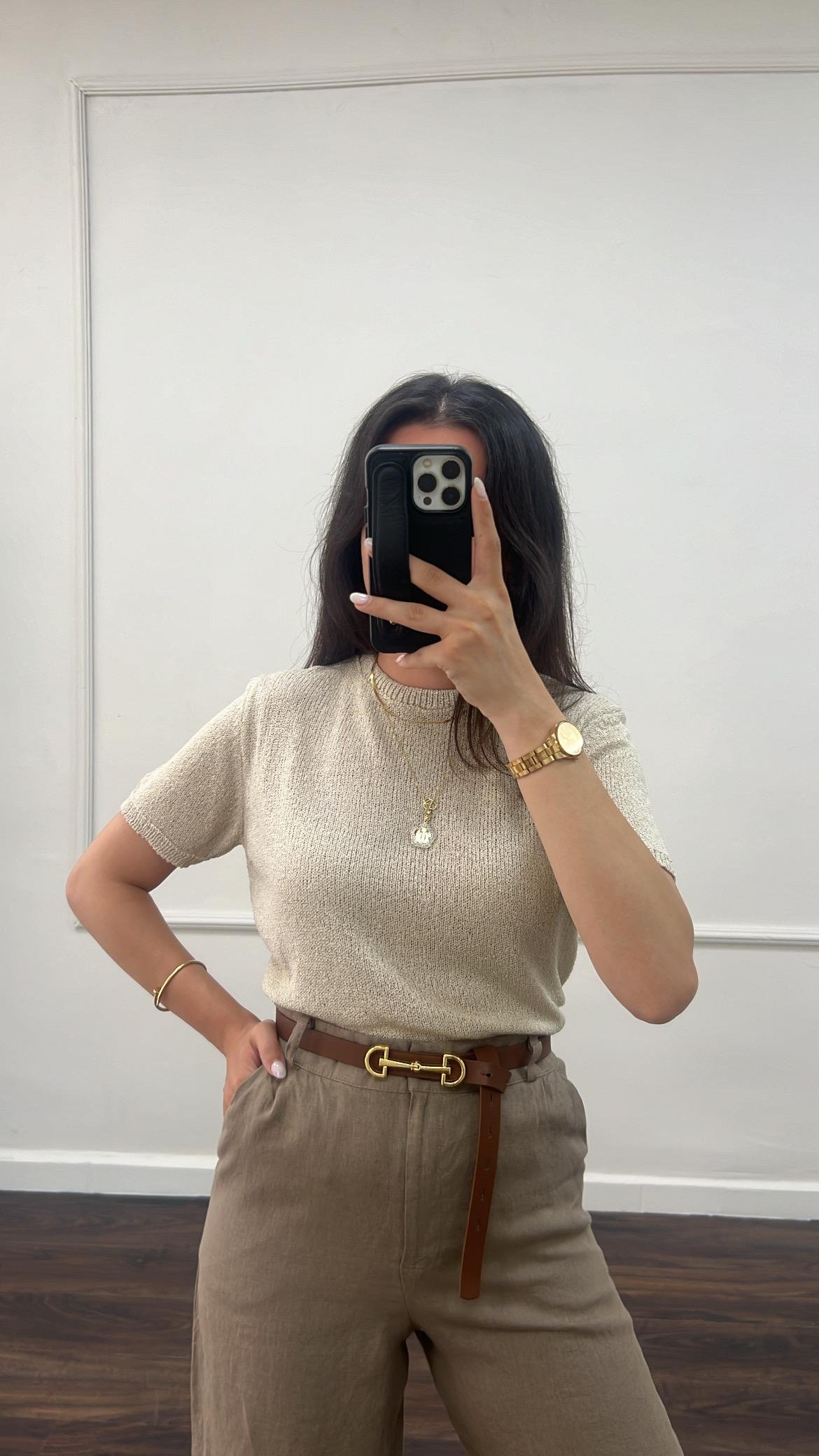 Kio Bej İnce Triko Basıc