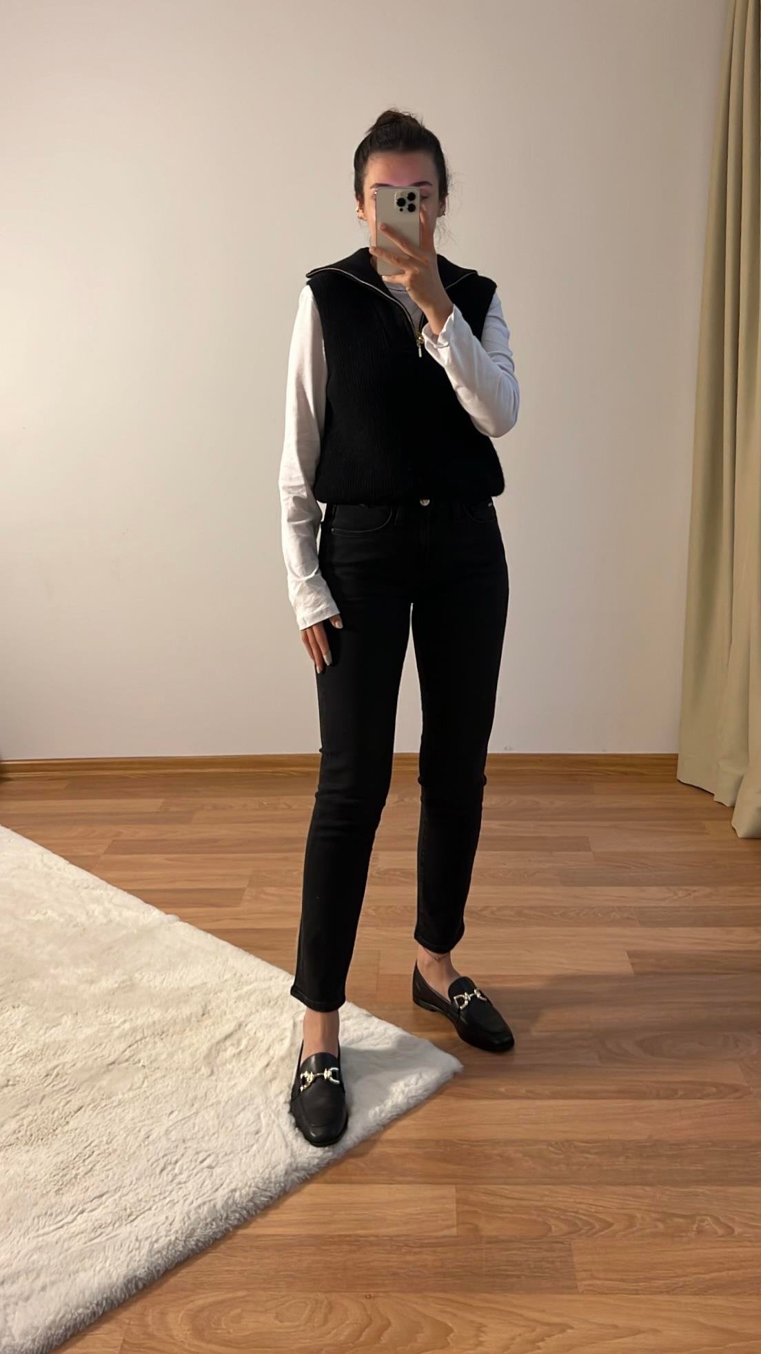 KOYU ANTRASİT ADA BOYFIT JEAN