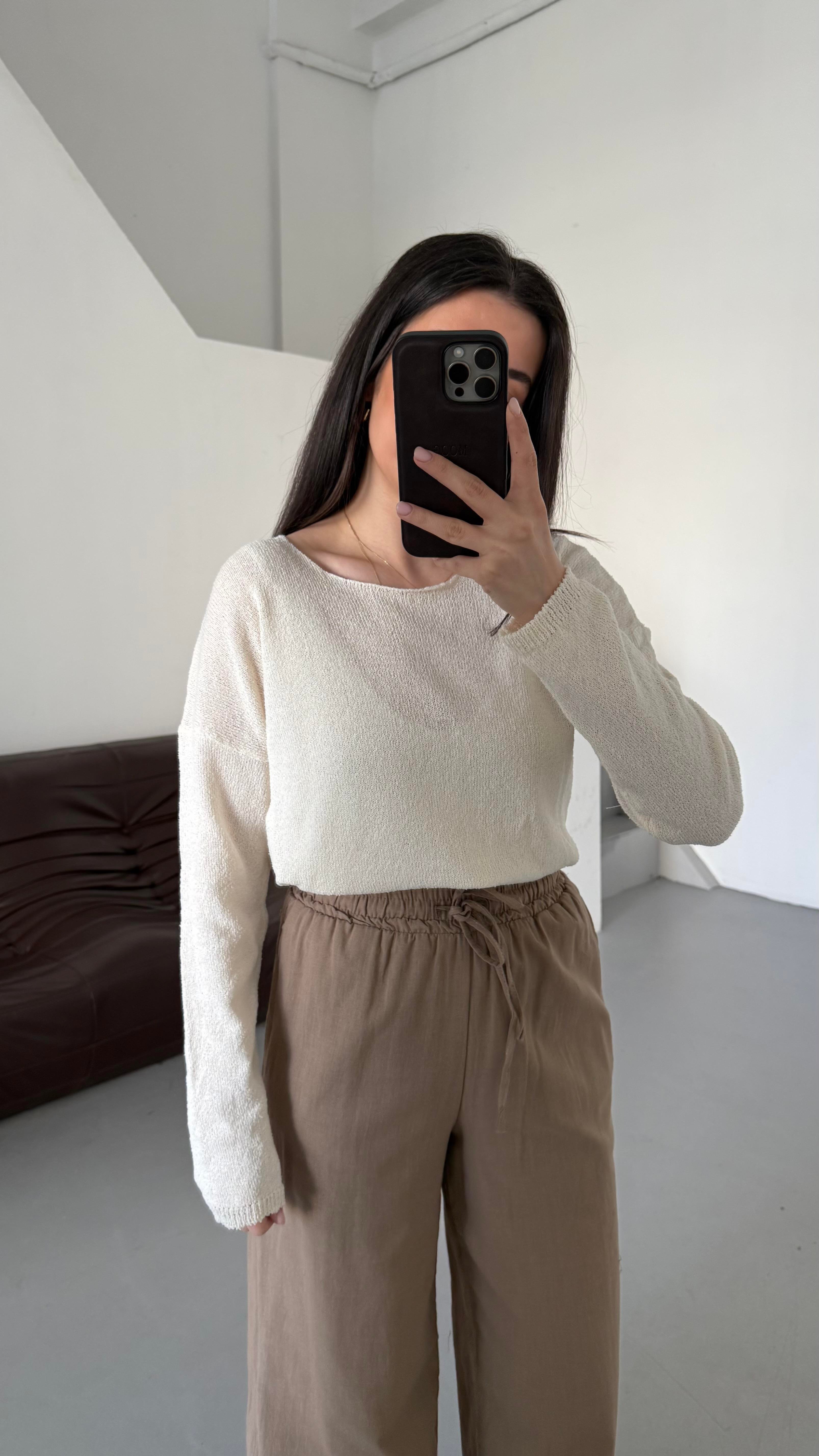 Krem Mevsimik Merserize Triko