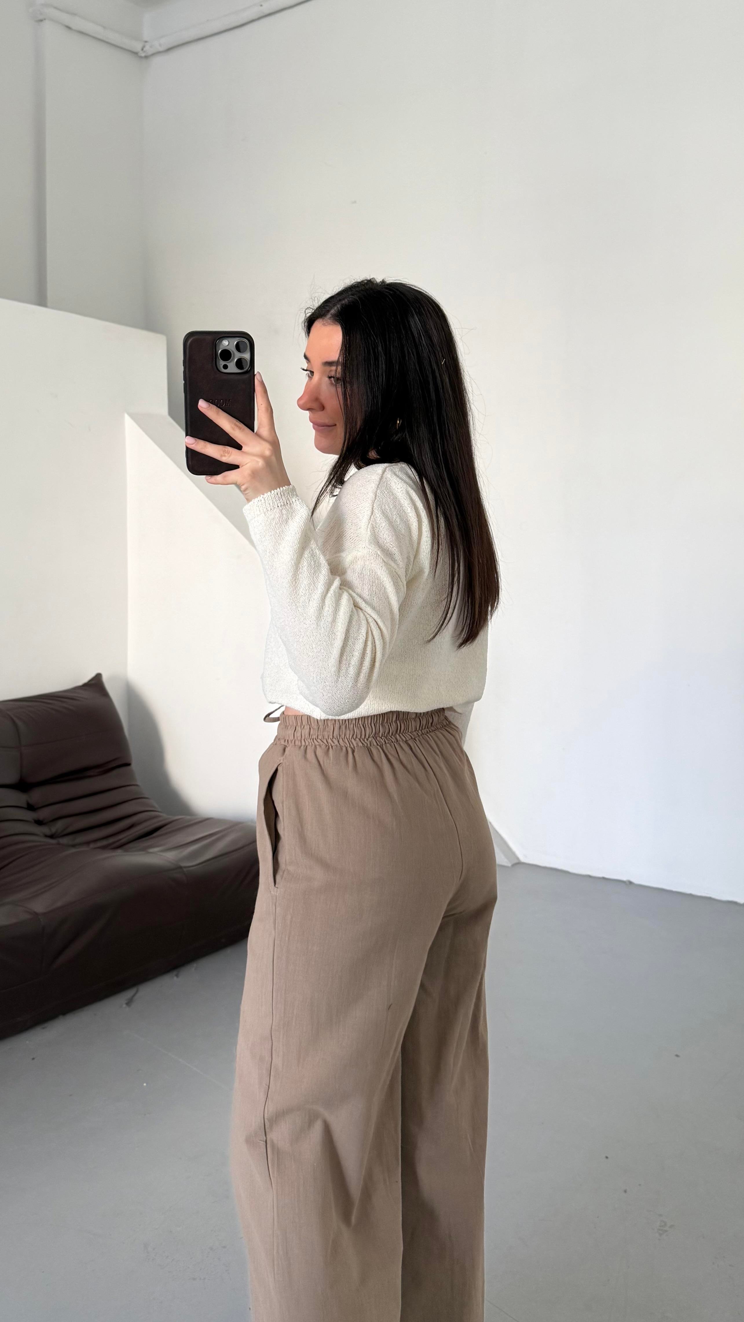 Krem Mevsimik Merserize Triko