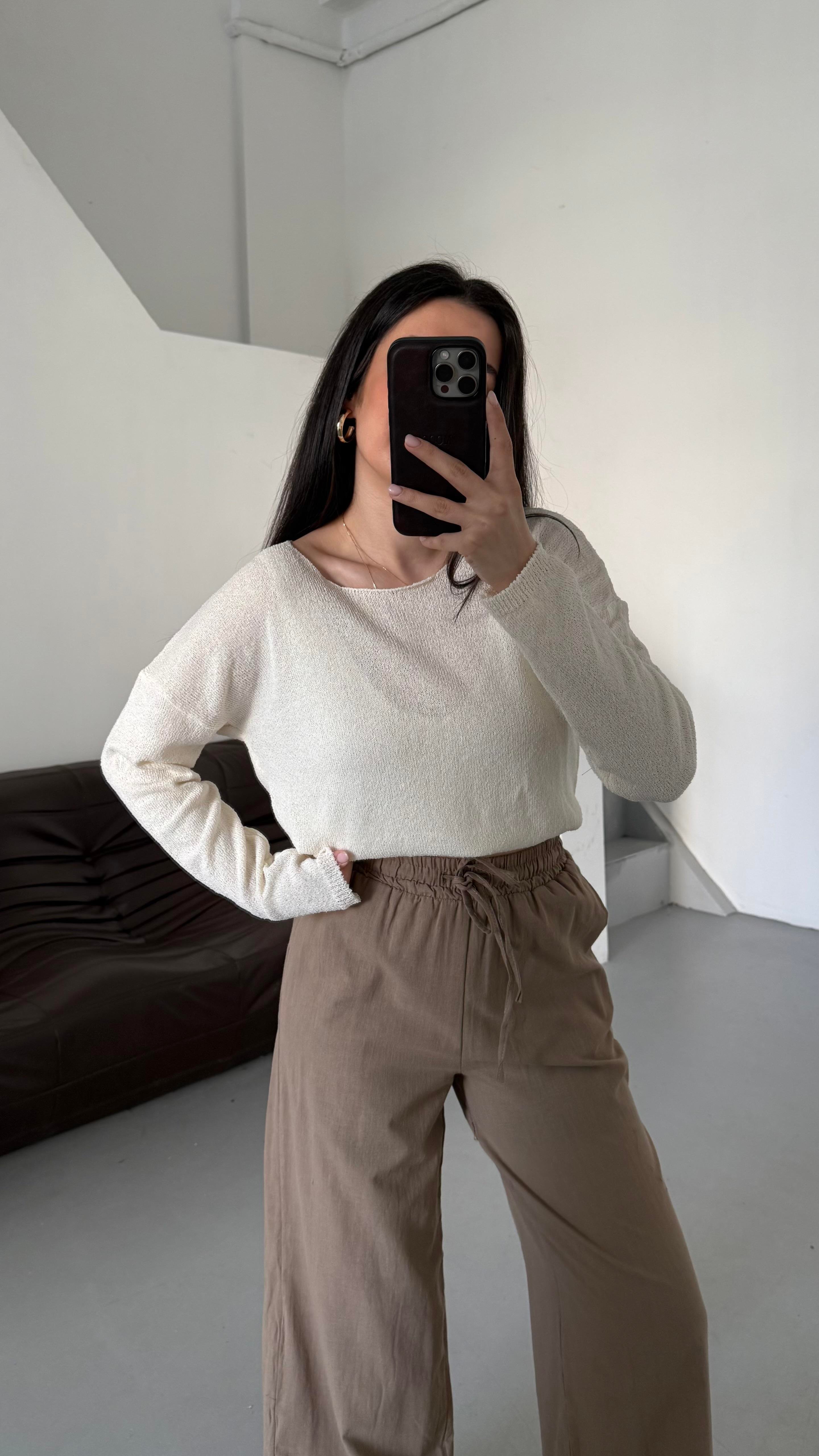 Krem Mevsimik Merserize Triko