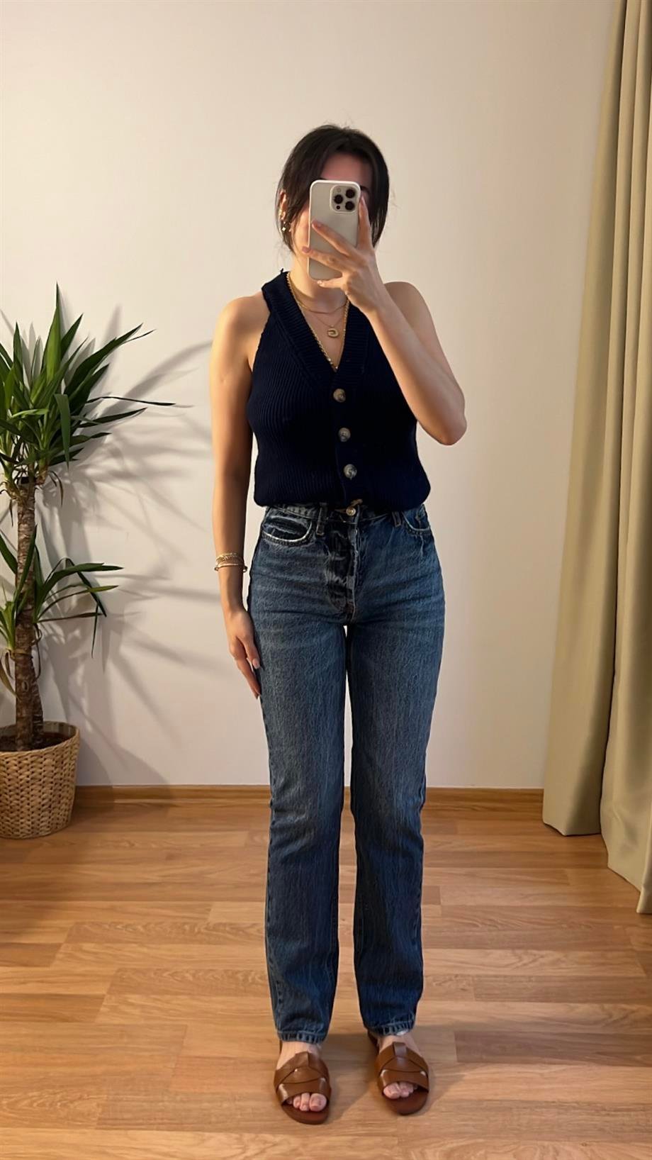 LIME'S KOYU LACİ OLD MANY JEAN