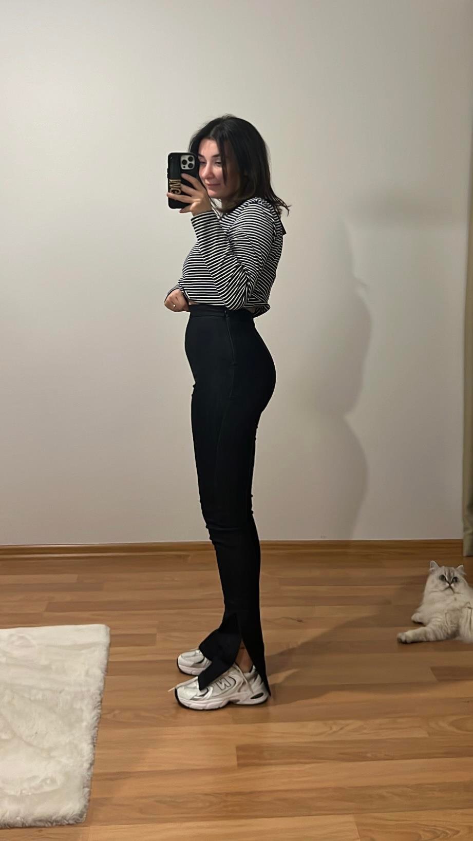 MAD. LACİ  PAÇA DETAY TAYT PANTOLON