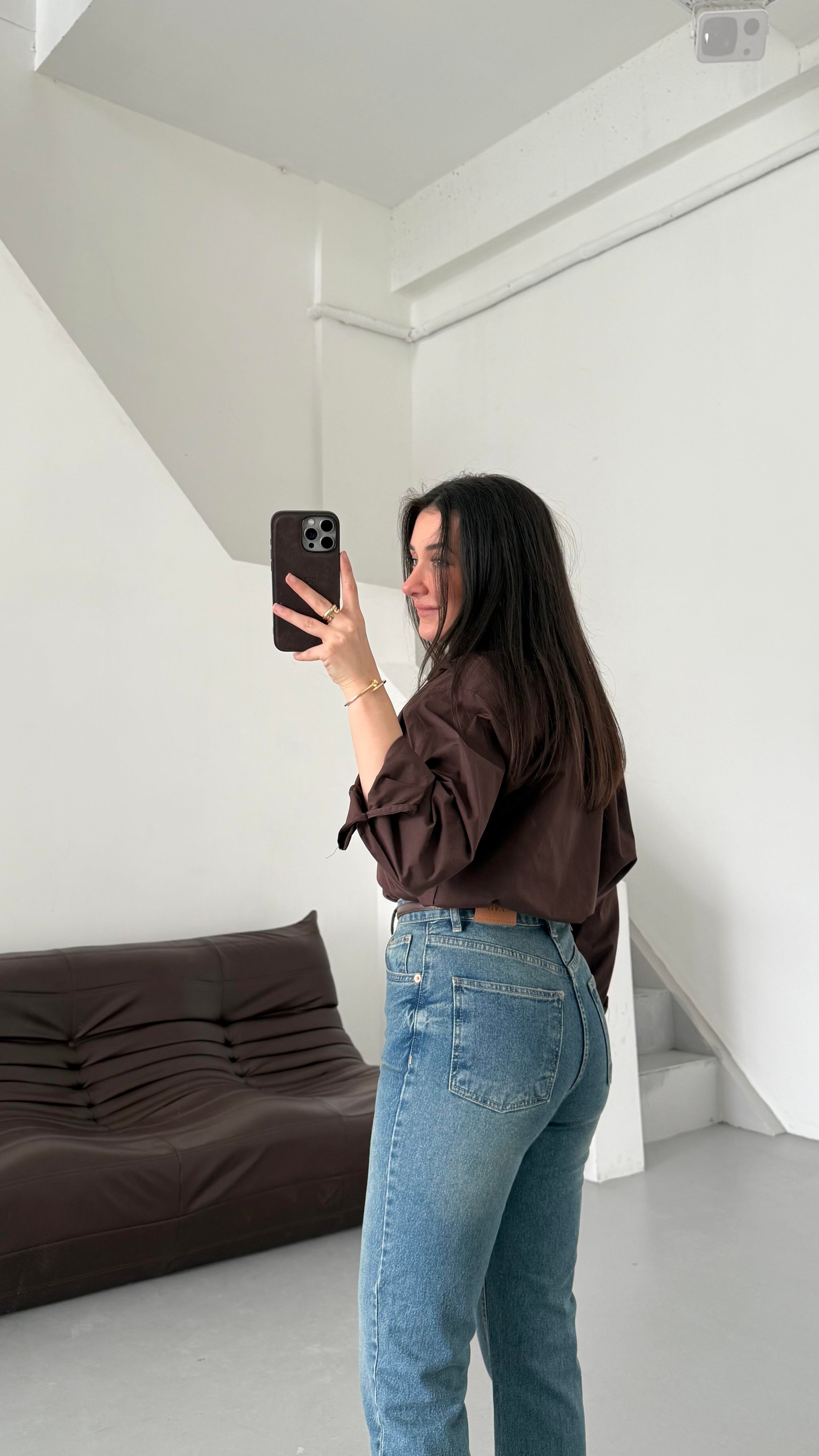 Mad Acı Kahve Basıc Poplin Gömlek