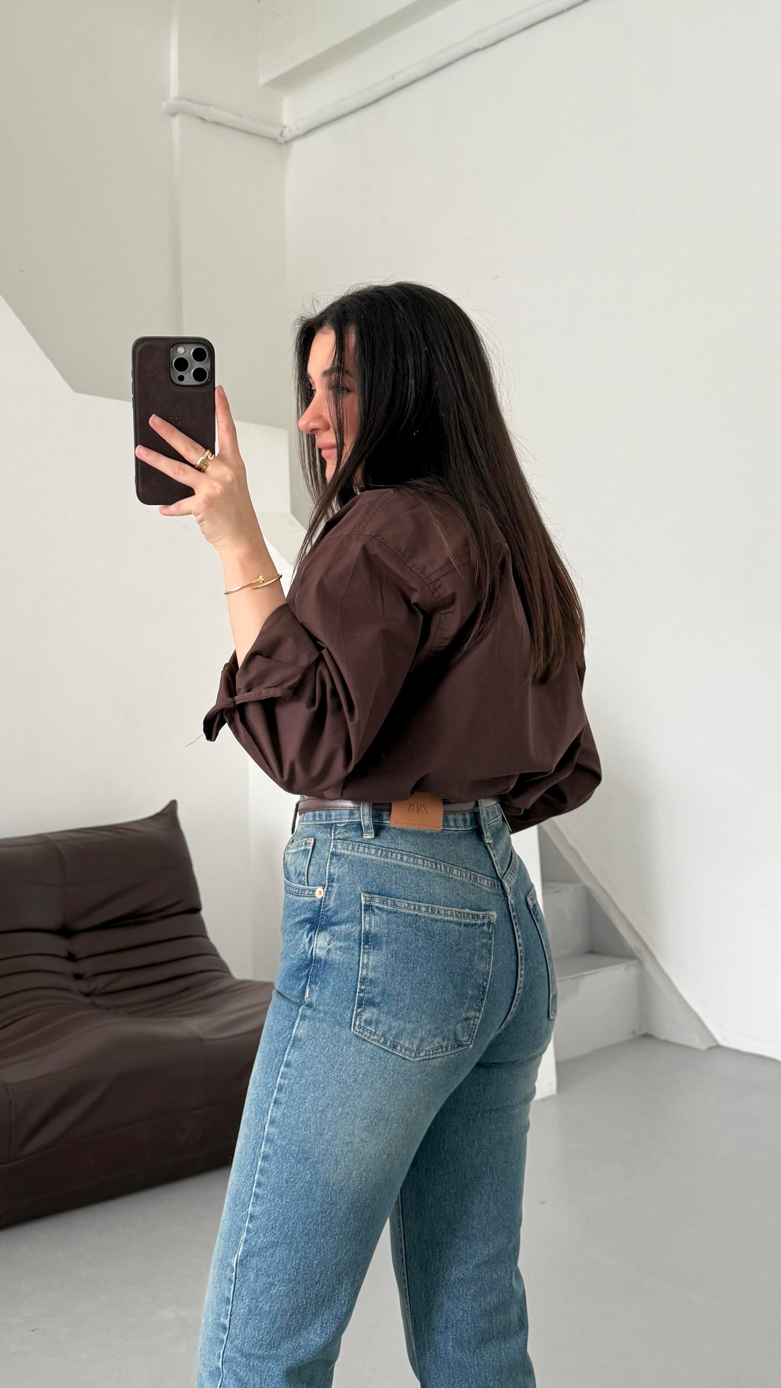 Mad Acı Kahve Basıc Poplin Gömlek