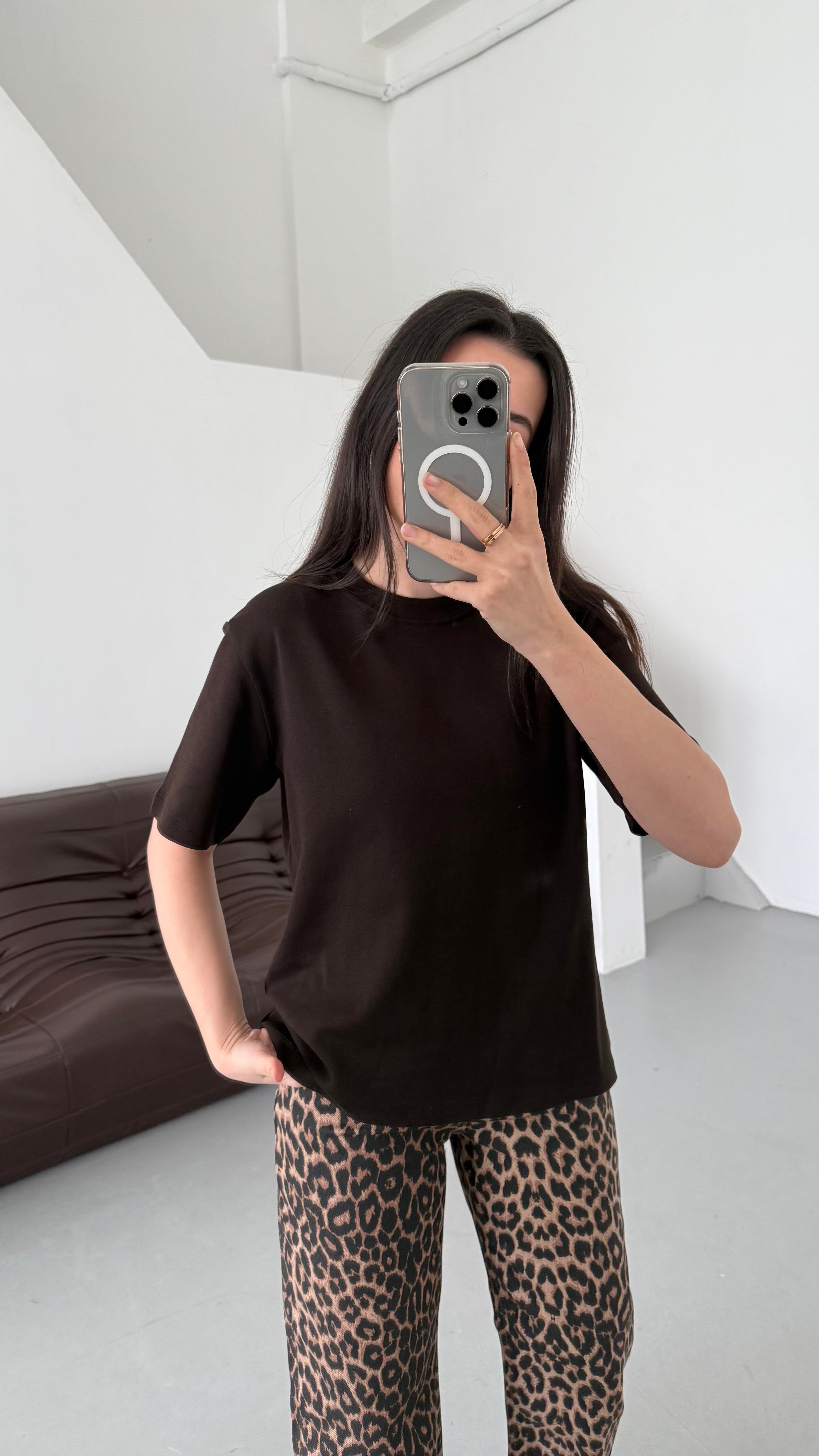 Mad Acı Kahve Basıc Tişört 