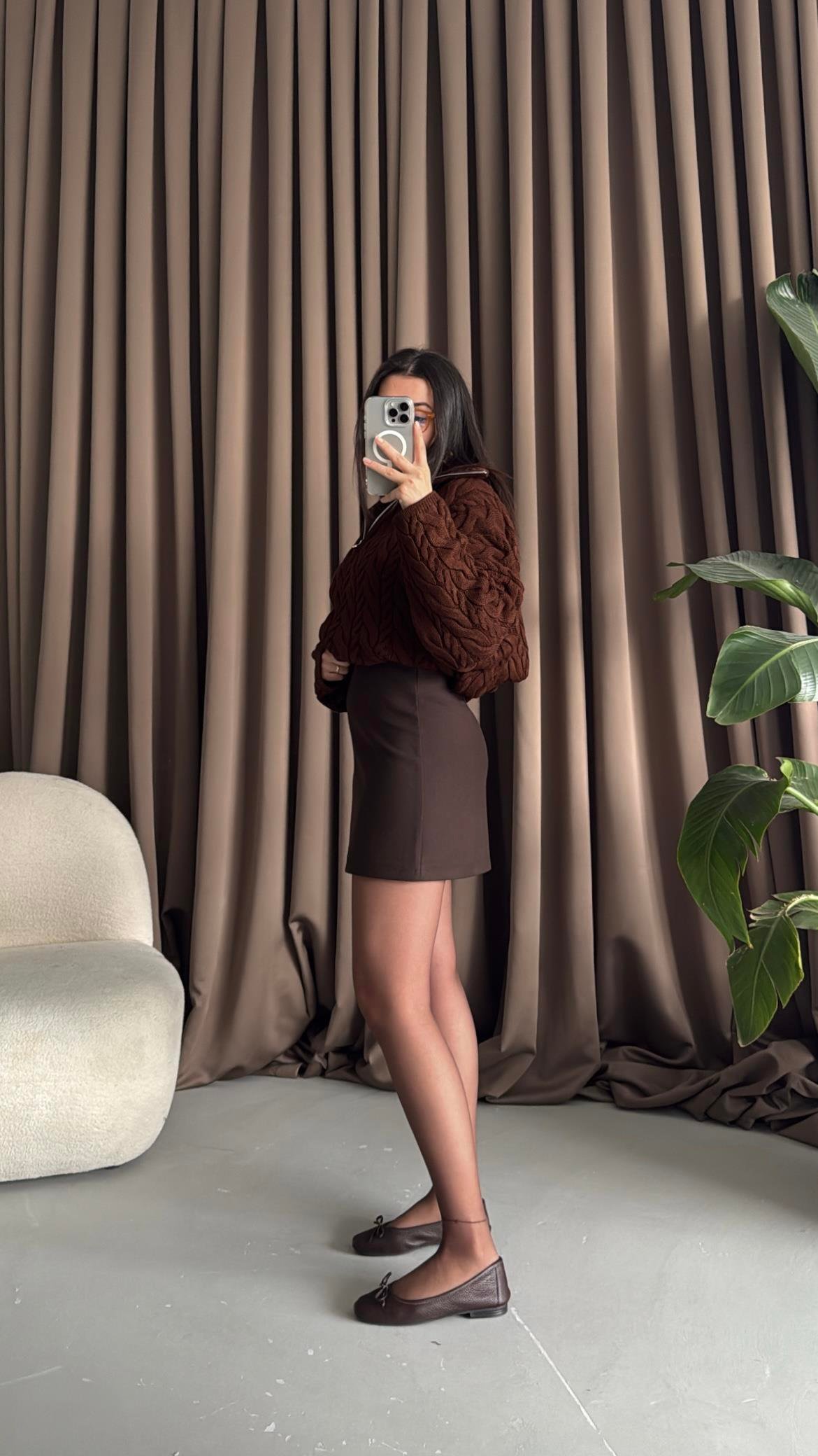 Mad Acı Kahve Mini Etek