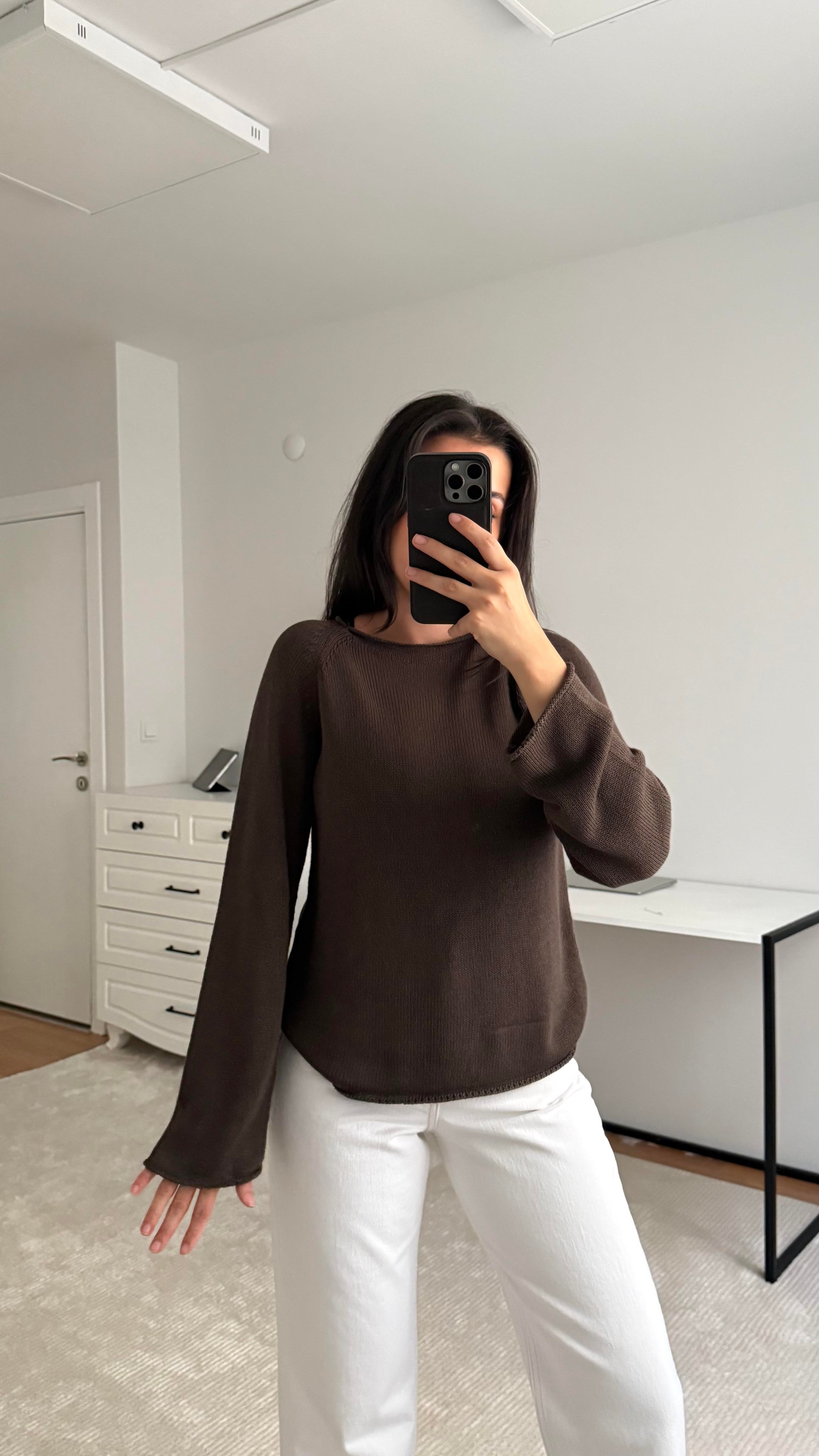 Mad Acı Kahve Salaş Triko Örme