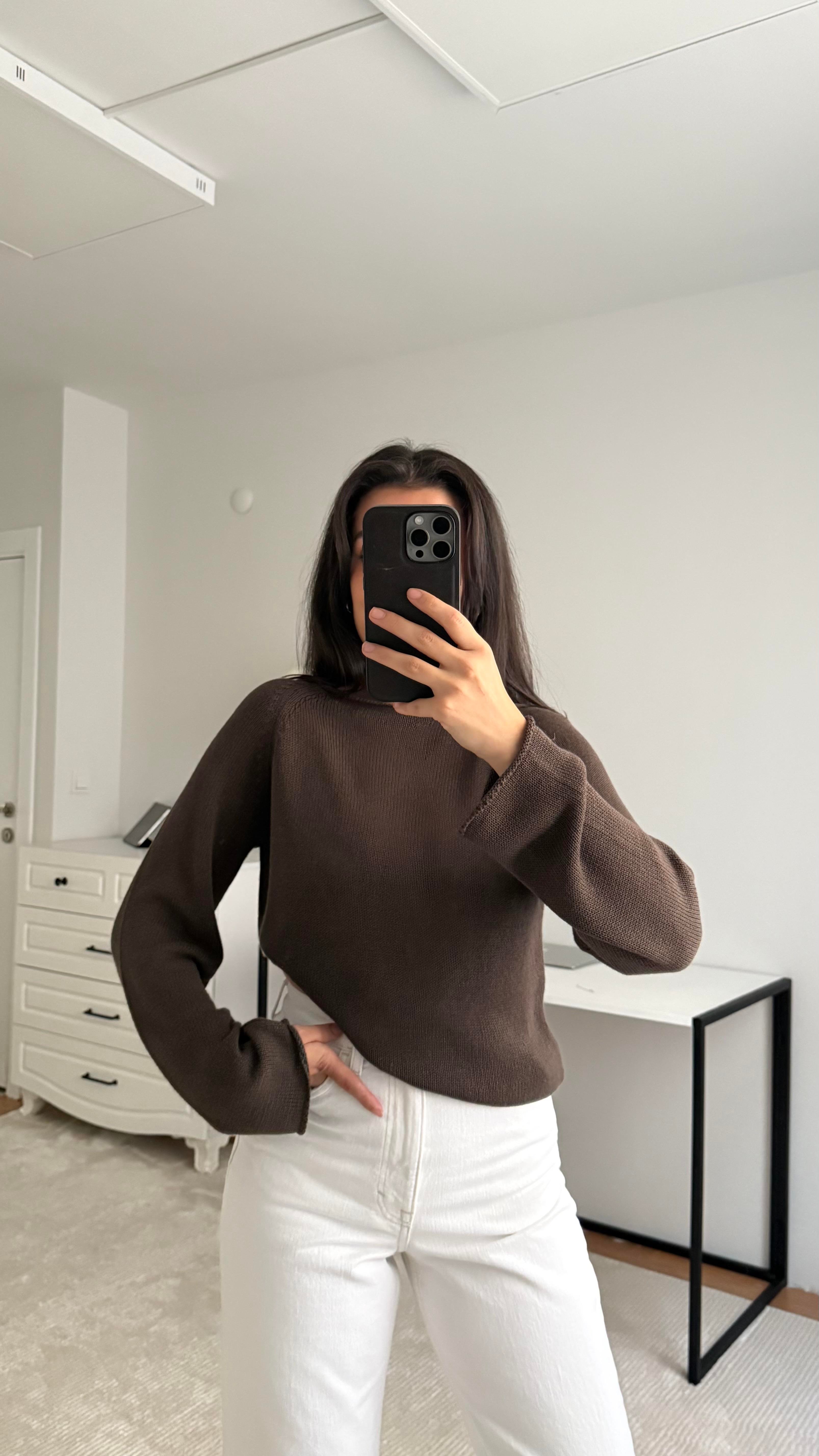 Mad Acı Kahve Salaş Triko Örme