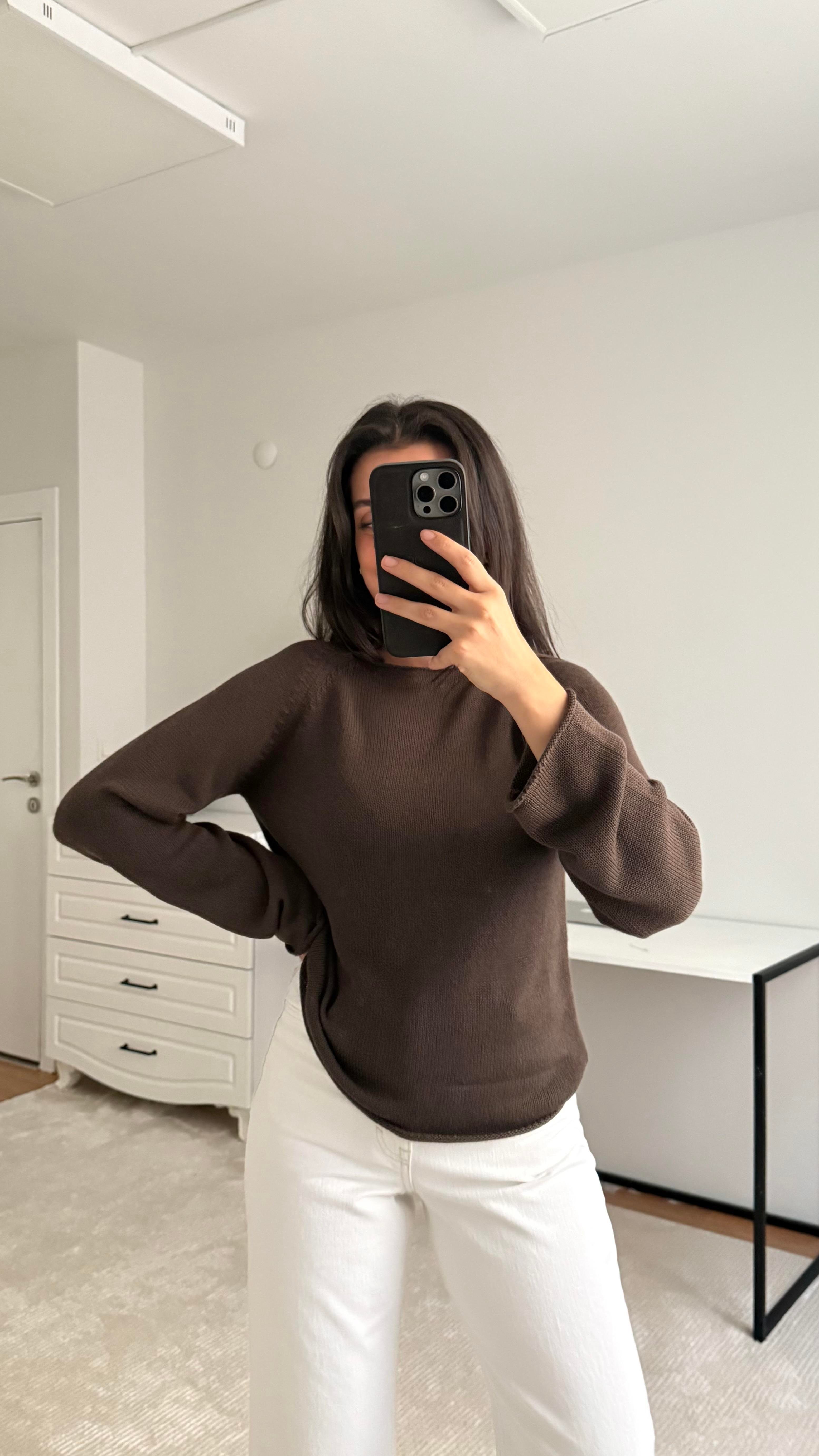 Mad Acı Kahve Salaş Triko Örme