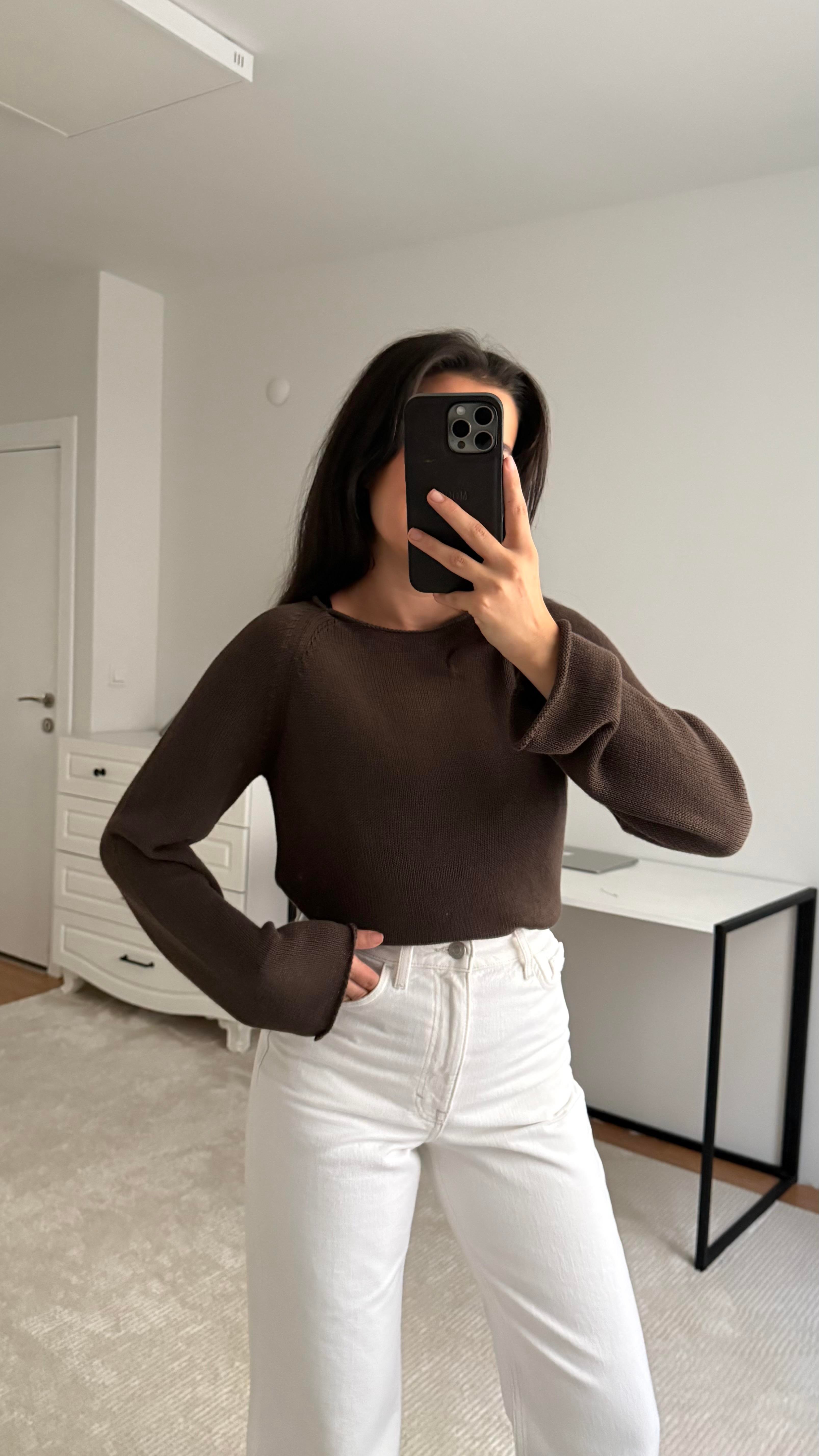 Mad Acı Kahve Salaş Triko Örme