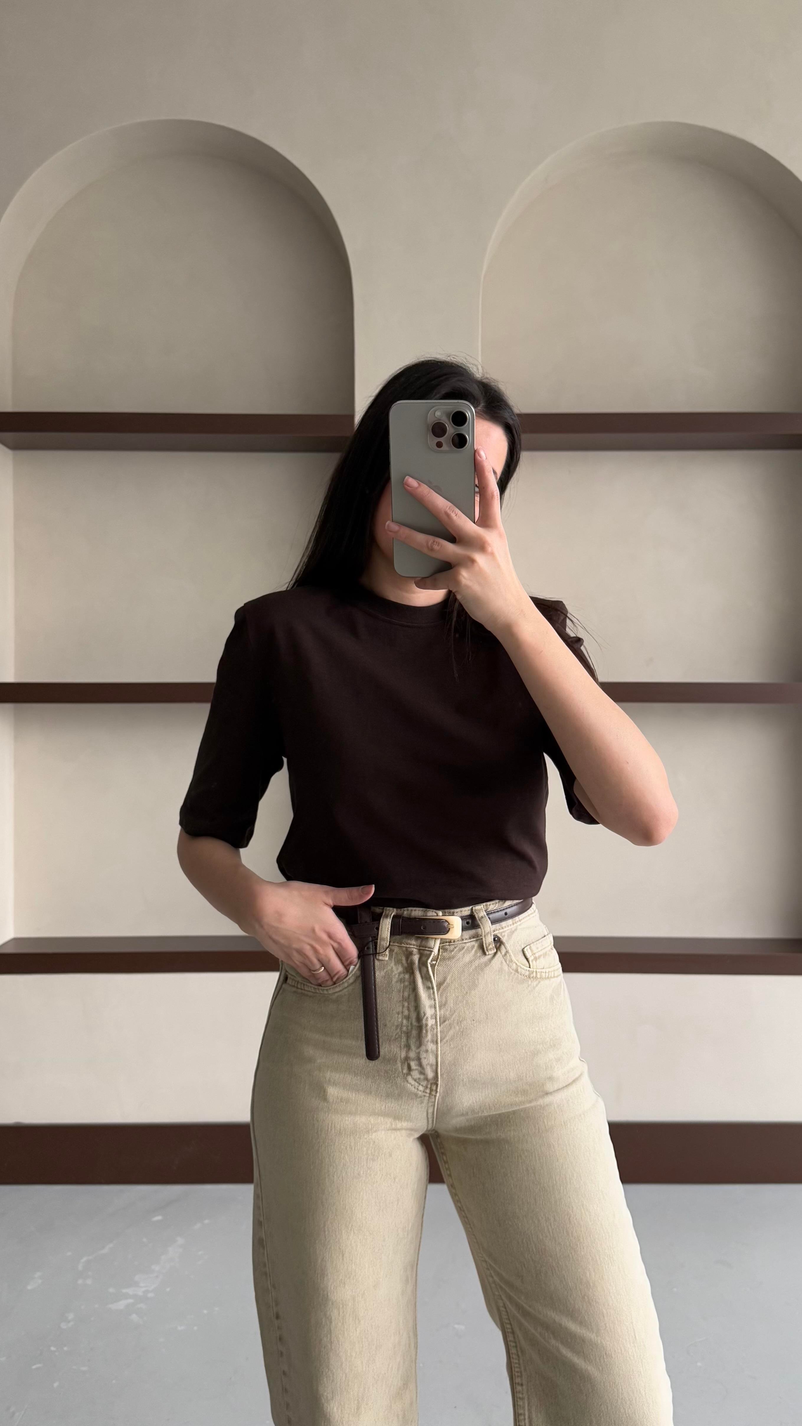 Mad Acı Kahve Vatkalı Basıc Tişört