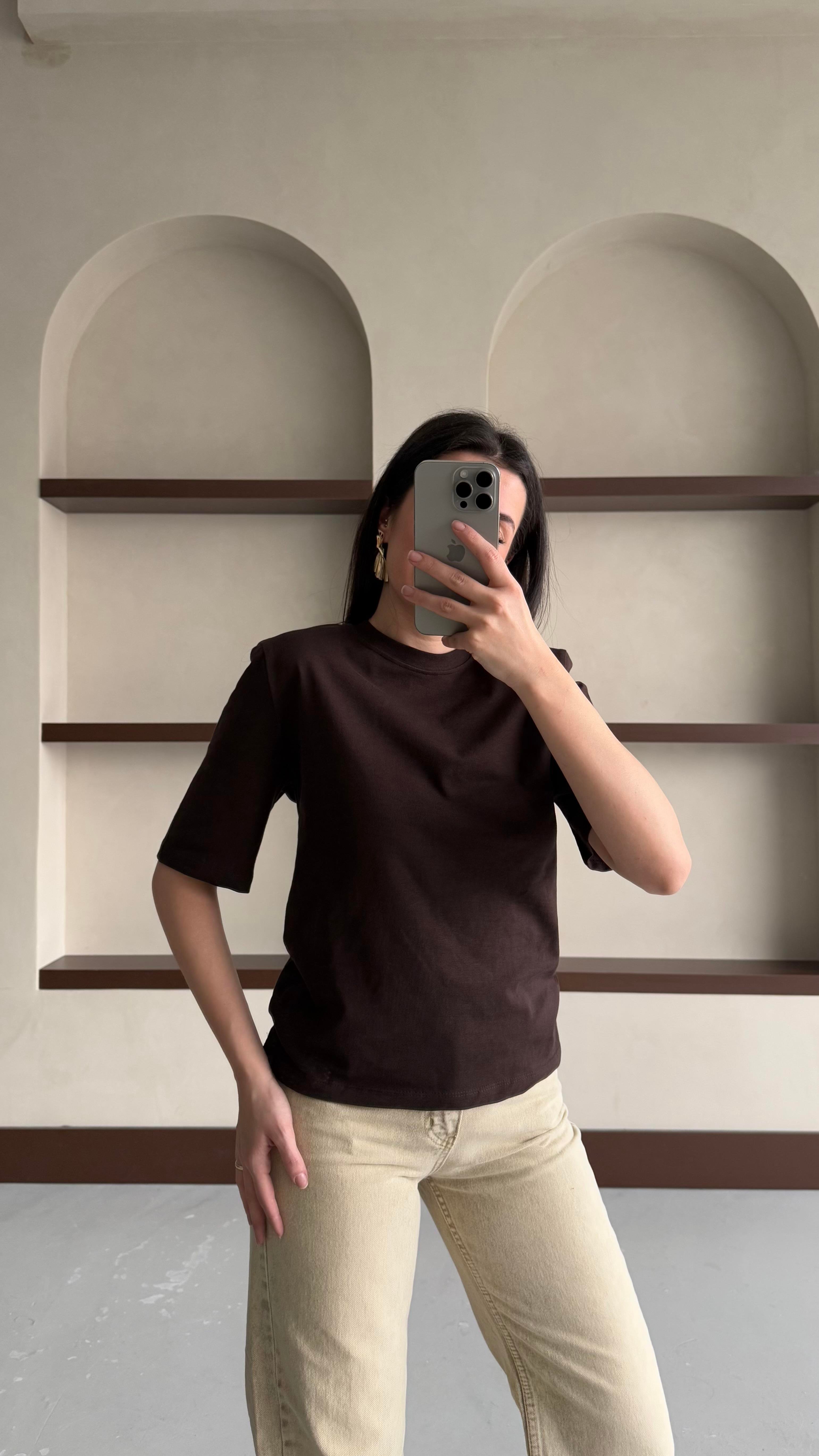 Mad Acı Kahve Vatkalı Basıc Tişört