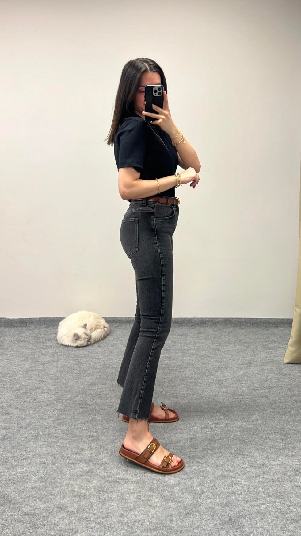 Mad Antrasit Flare Jean