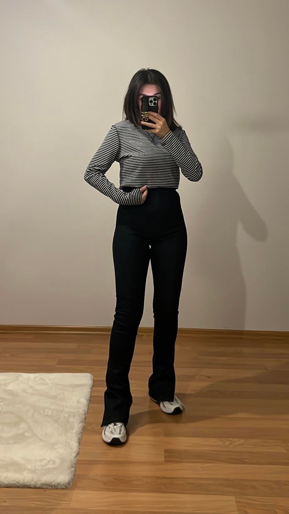 MAD. LACİ  PAÇA DETAY TAYT PANTOLON