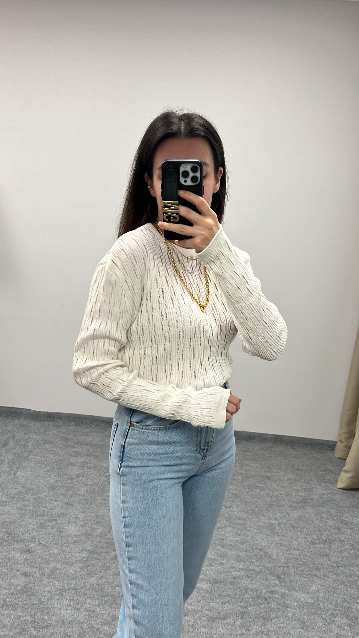 MAD BEYAZ ÖRME TRİKO