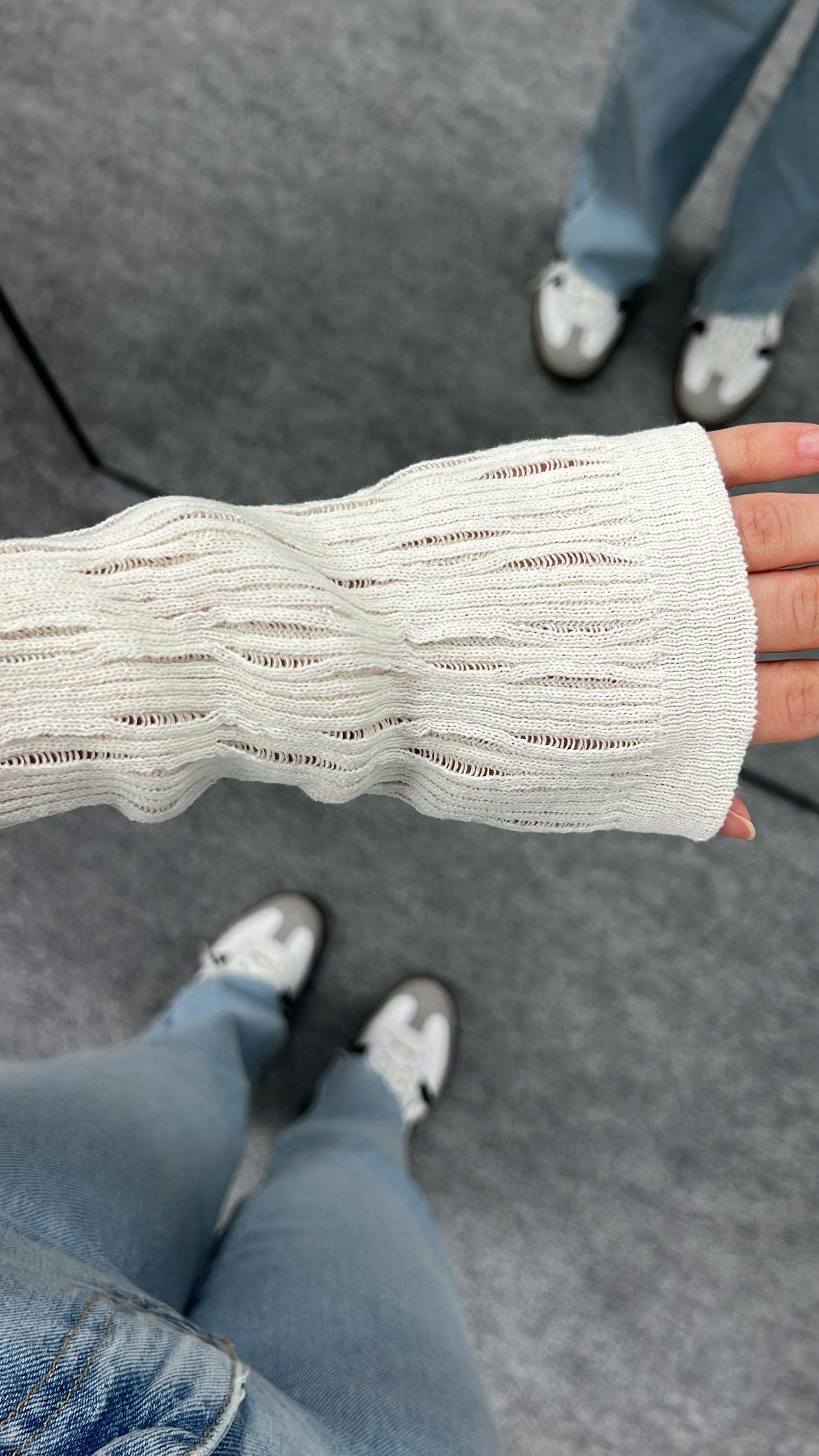 MAD BEYAZ ÖRME TRİKO