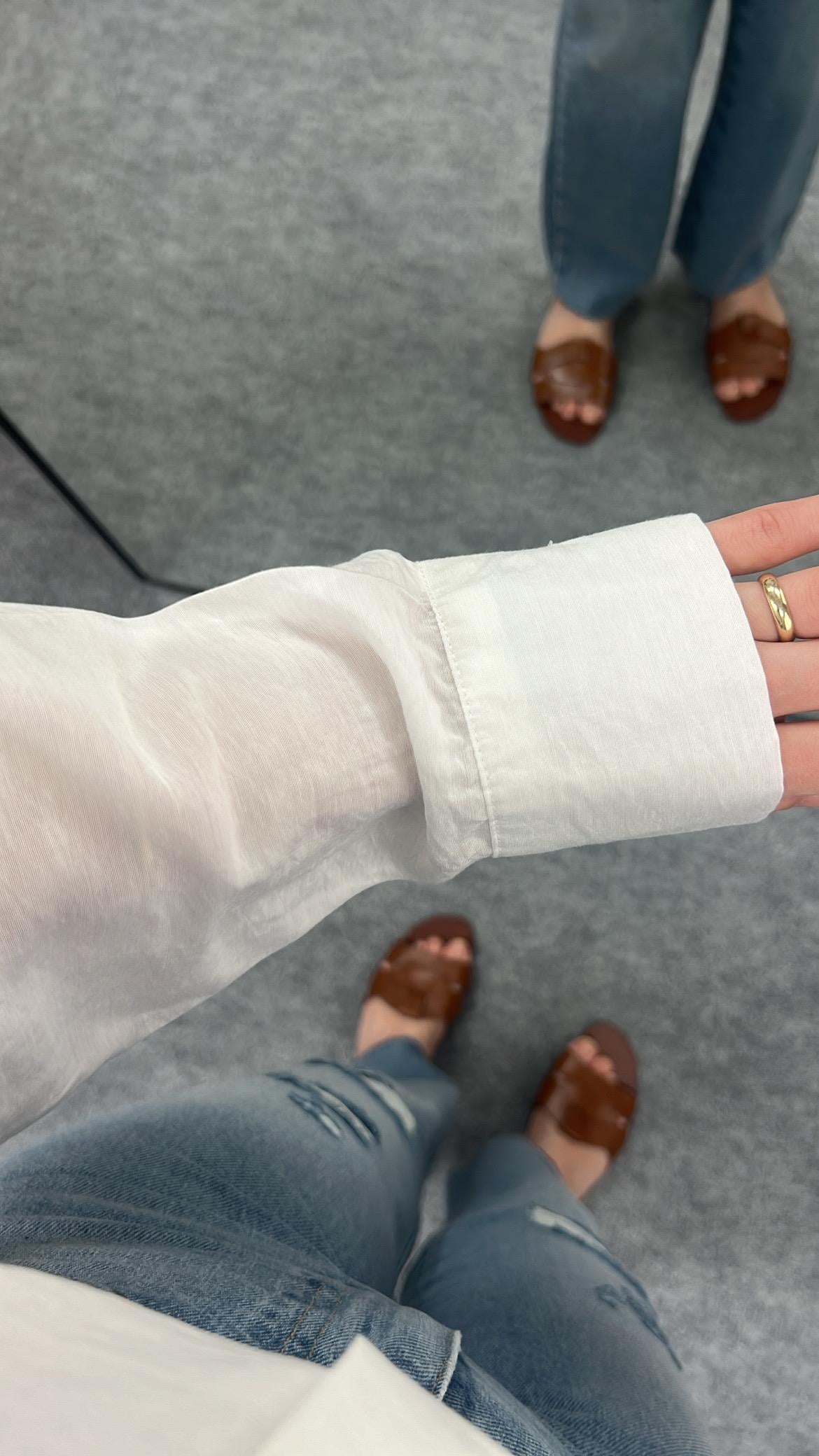 MAD BEYAZ TENSEL GÖMLEK