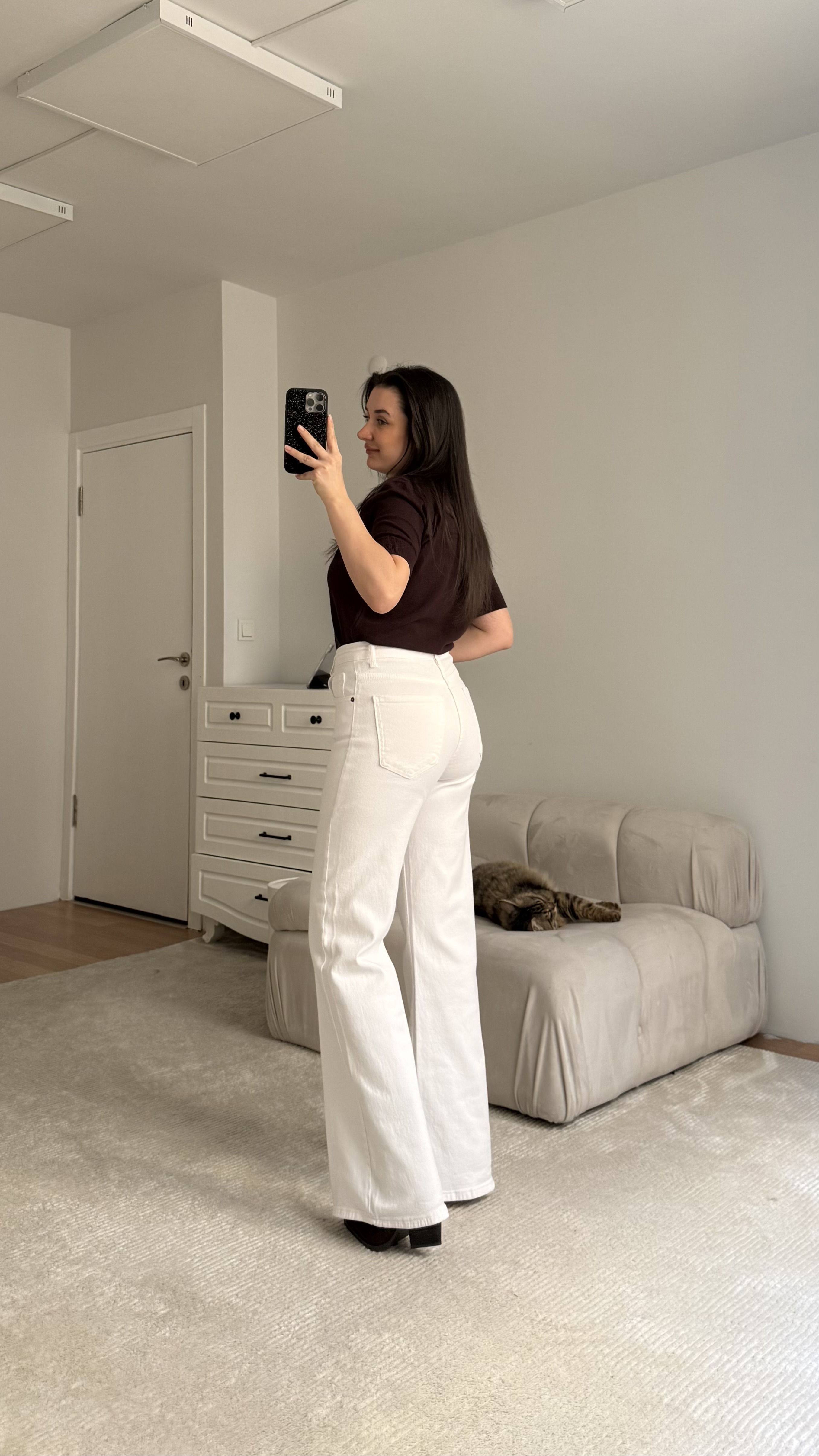 Mad Beyaz Wide Leg Jean
