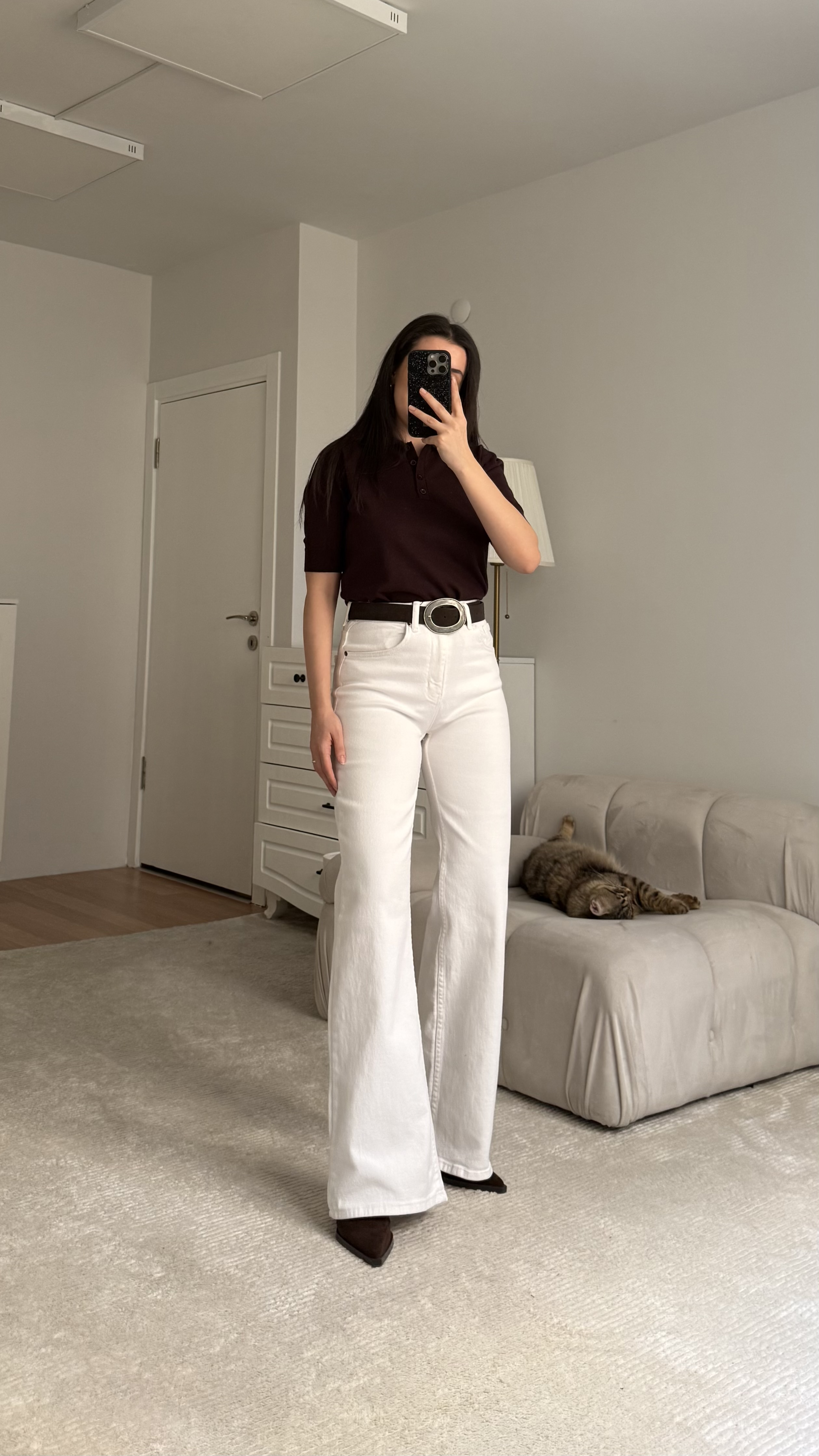 Mad Beyaz Wide Leg Jean