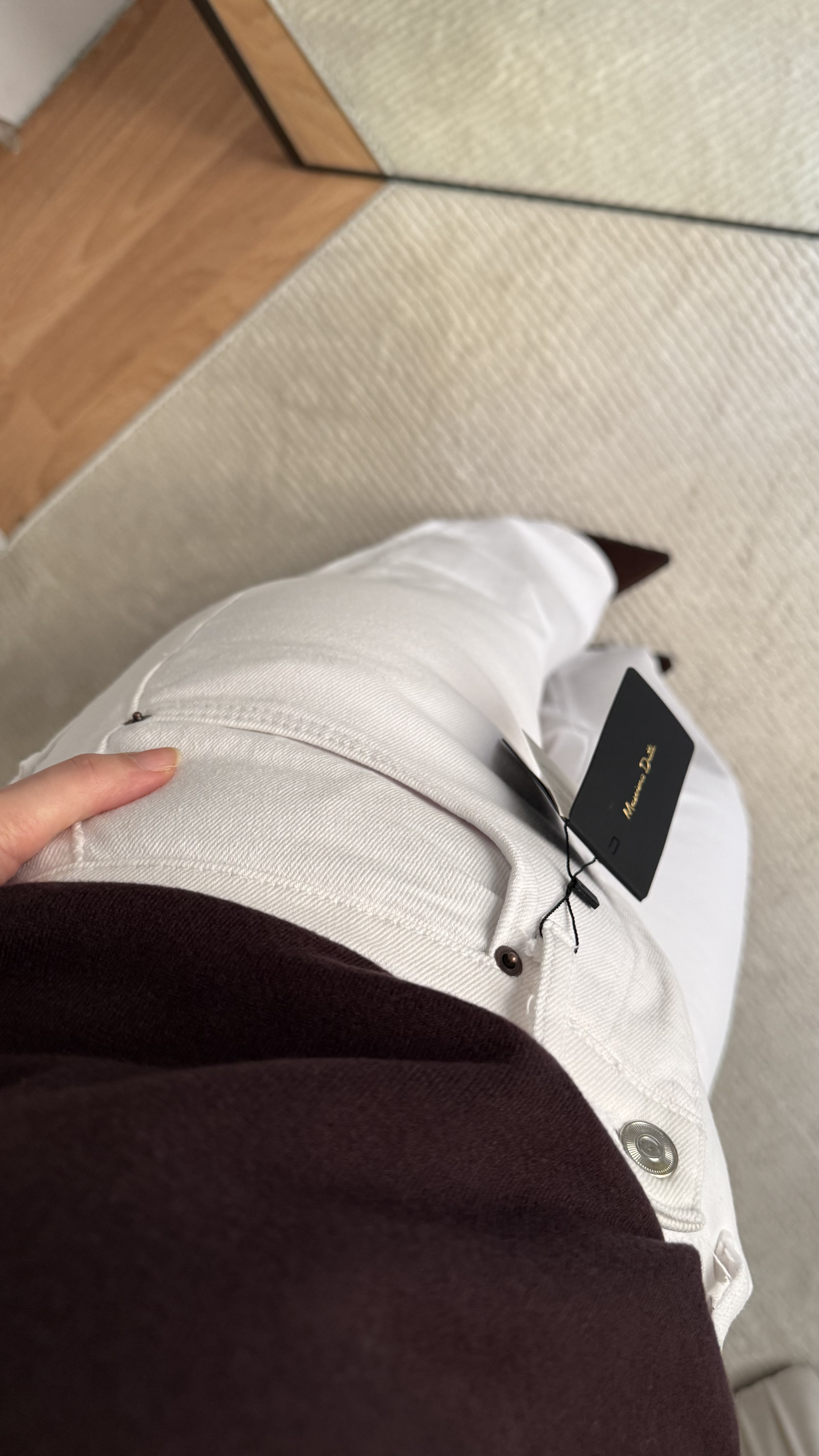Mad Beyaz Wide Leg Jean