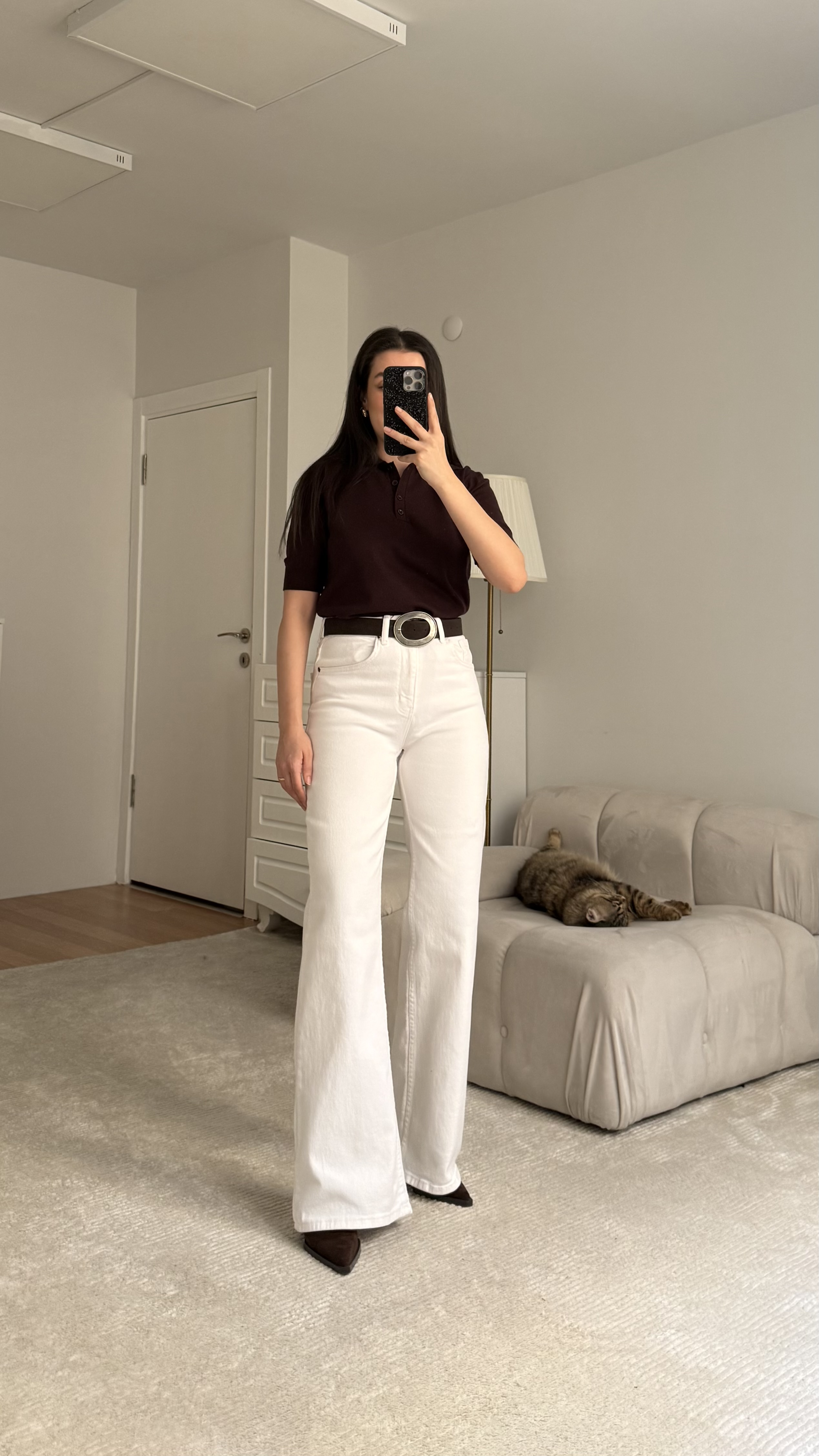 Mad Beyaz Wide Leg Jean