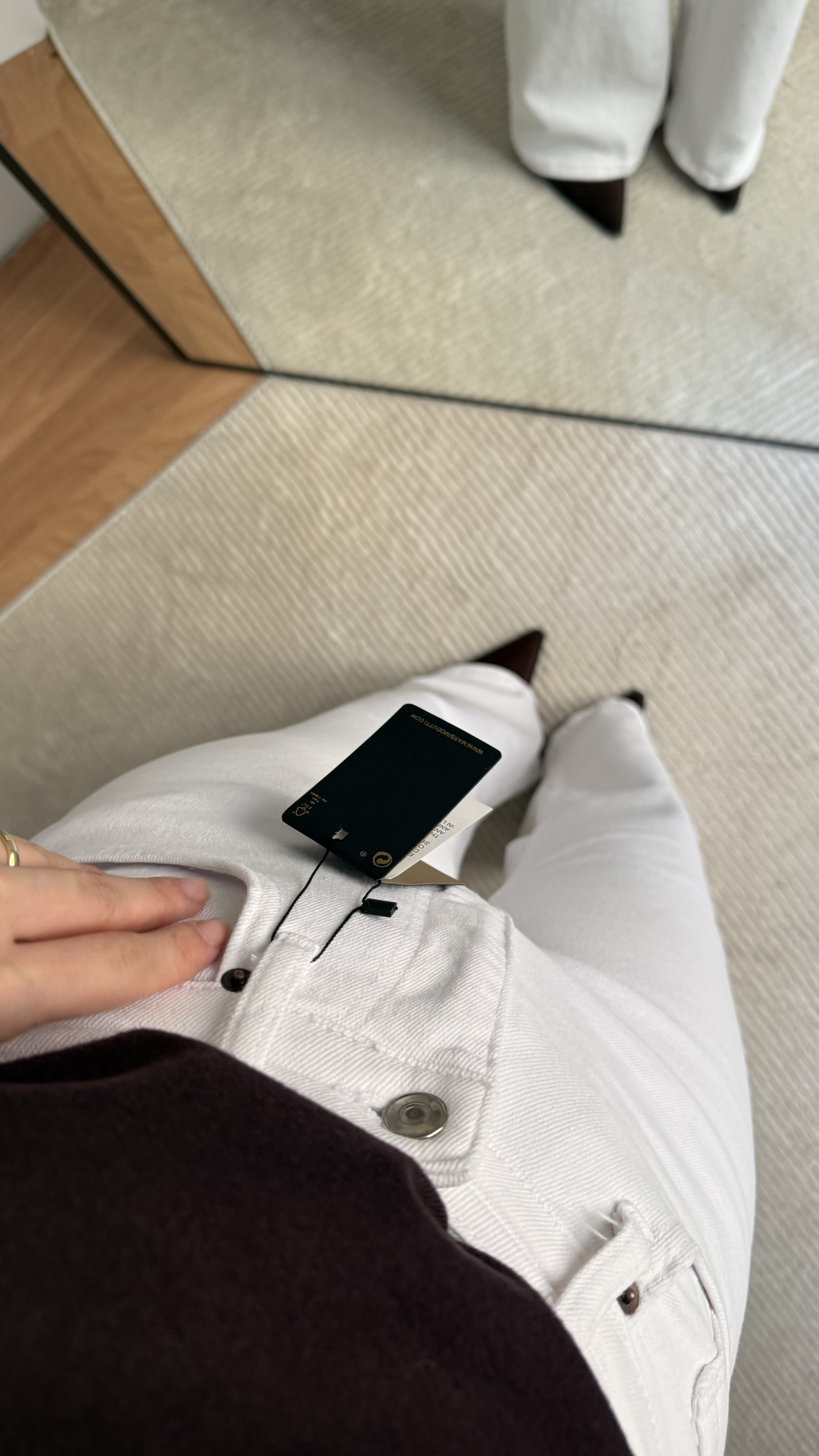 Mad Beyaz Wide Leg Jean