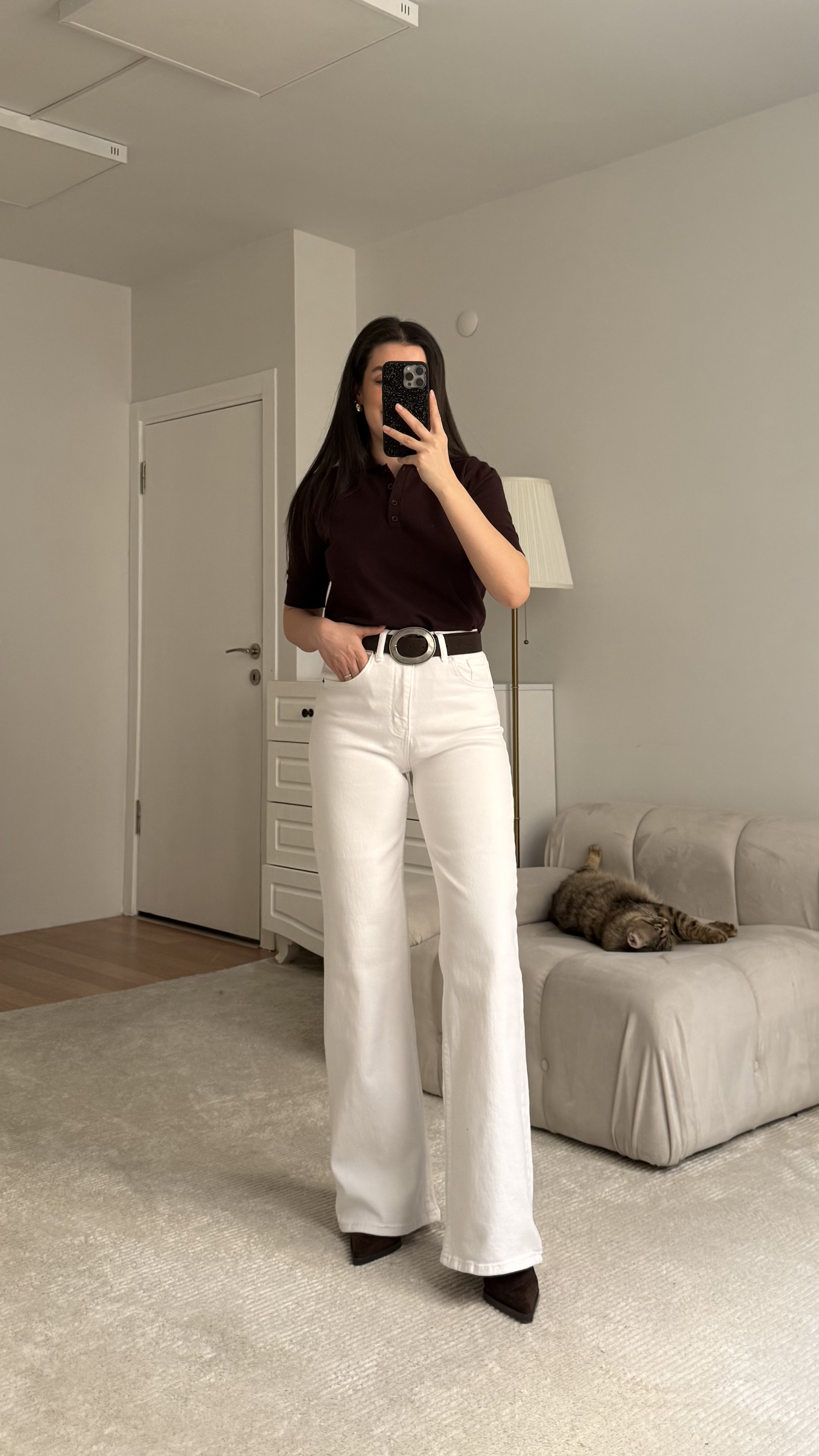 Mad Beyaz Wide Leg Jean