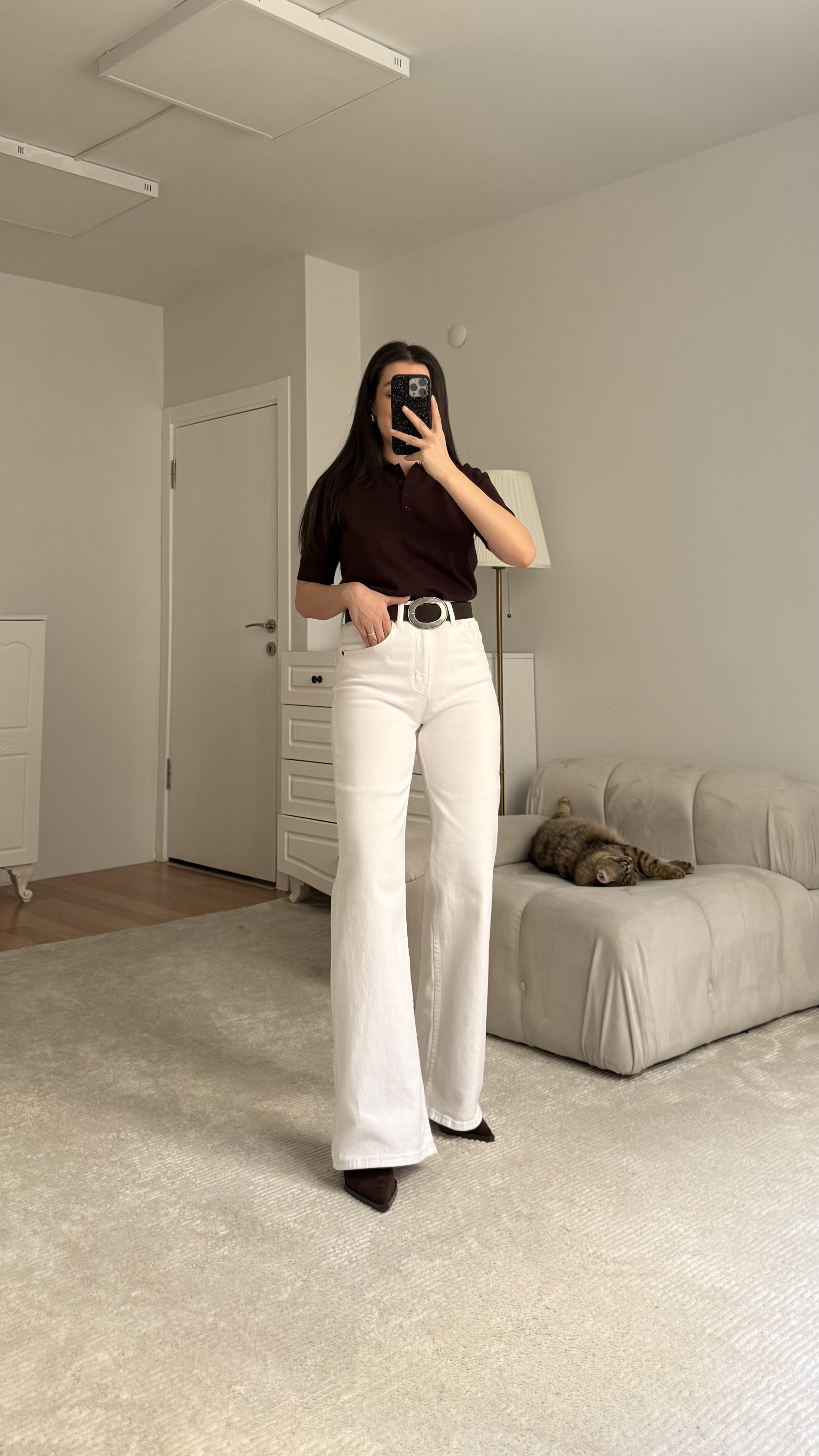 Mad Beyaz Wide Leg Jean