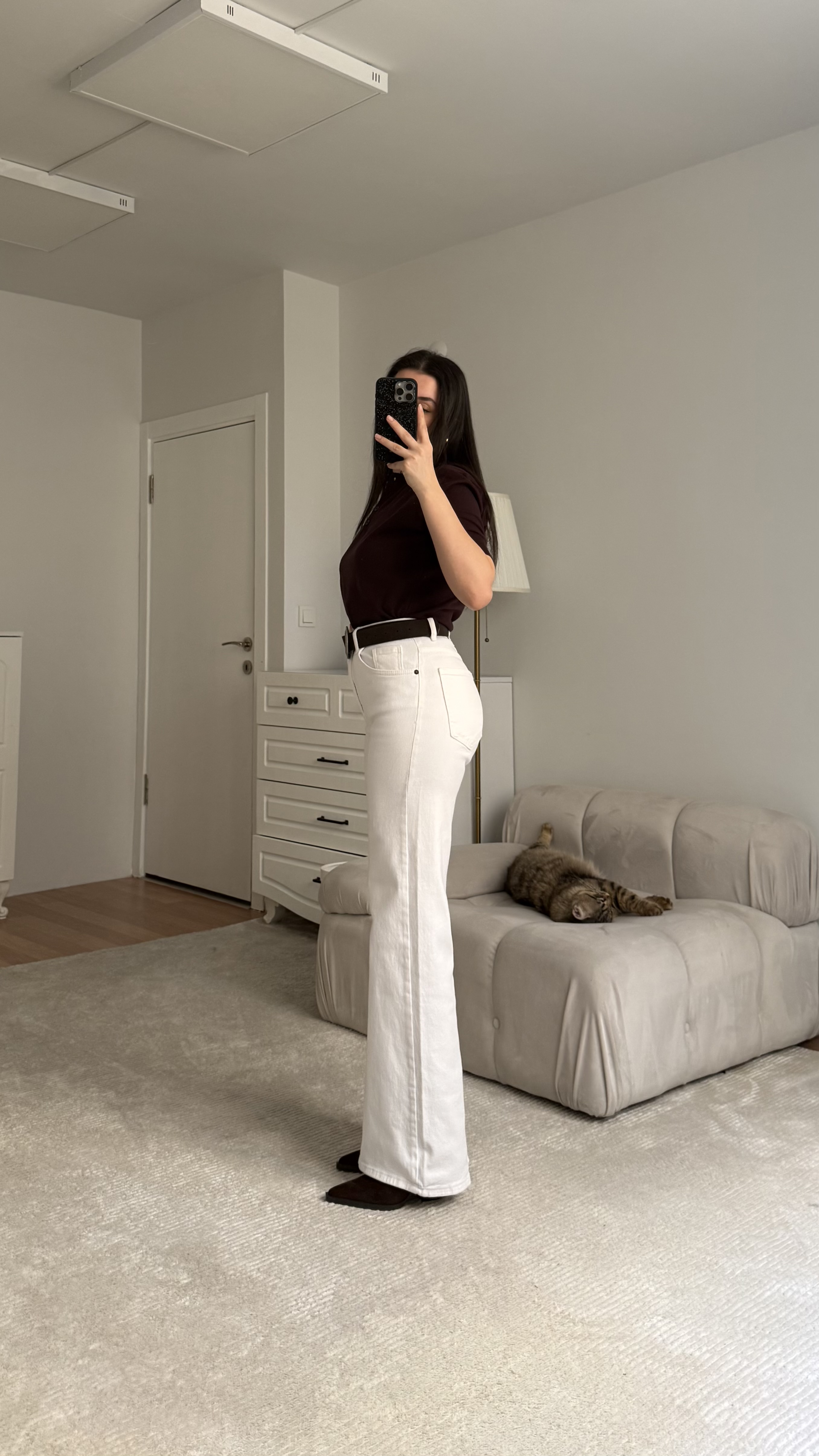 Mad Beyaz Wide Leg Jean