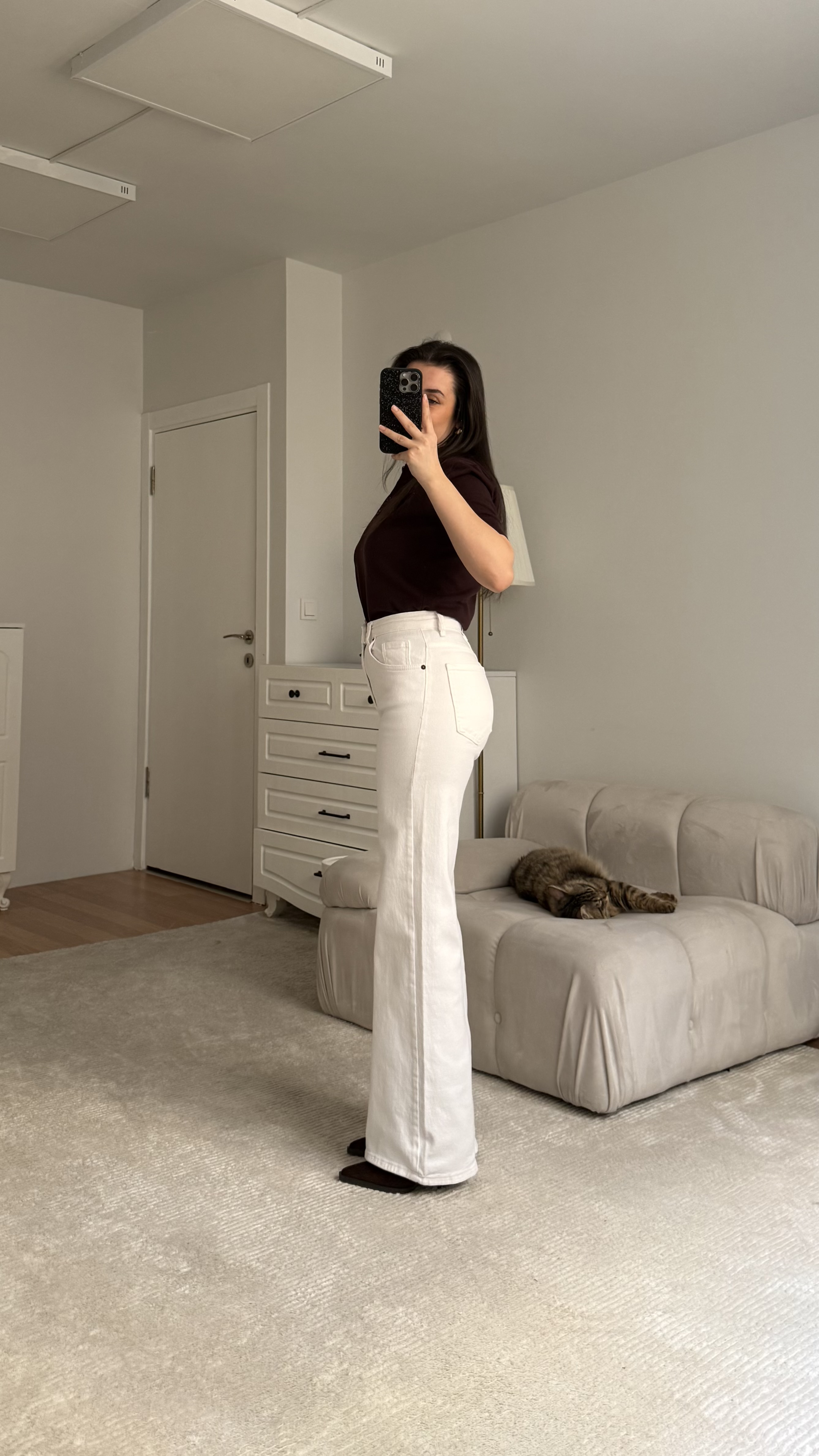 Mad Beyaz Wide Leg Jean