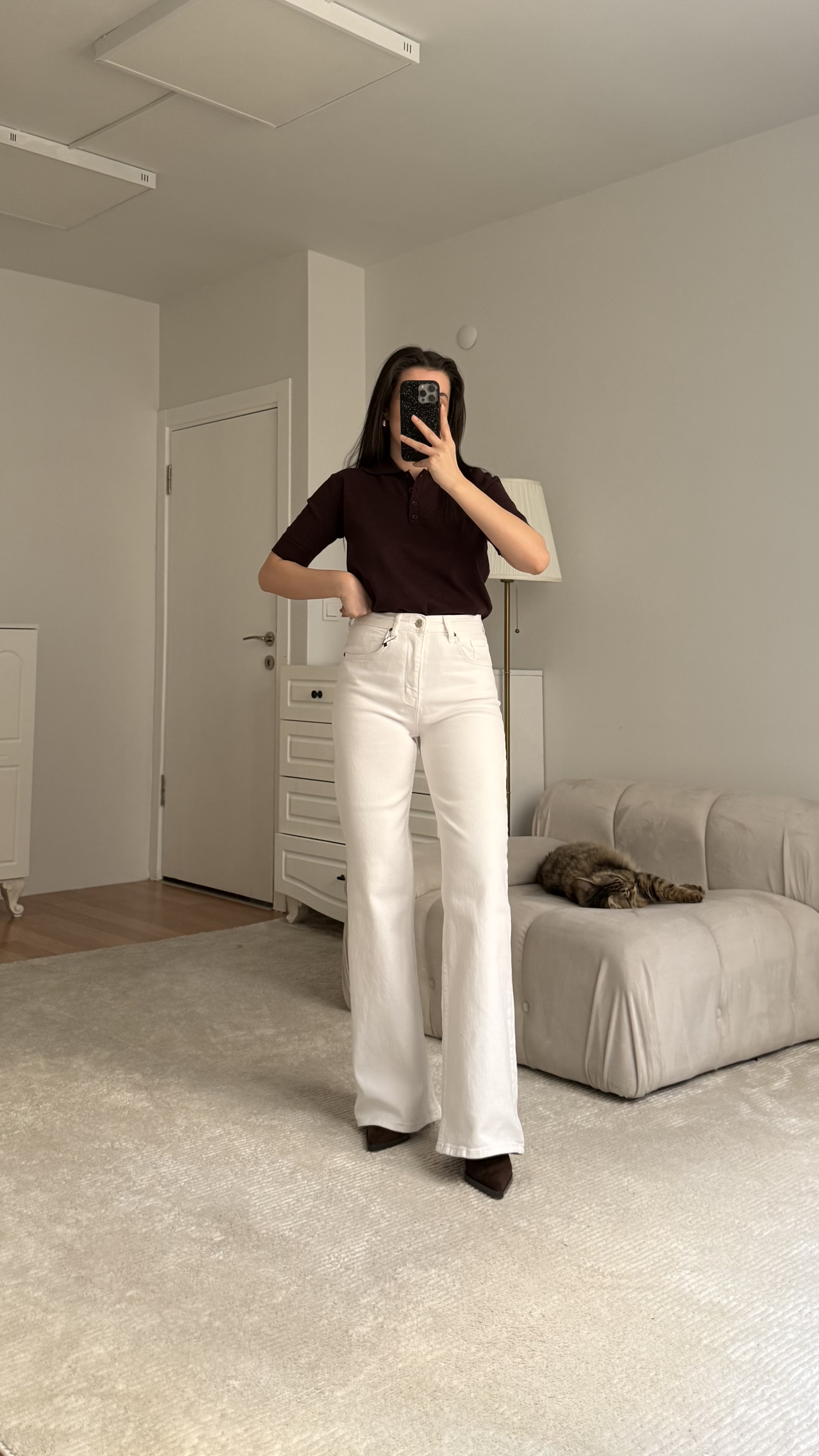Mad Beyaz Wide Leg Jean