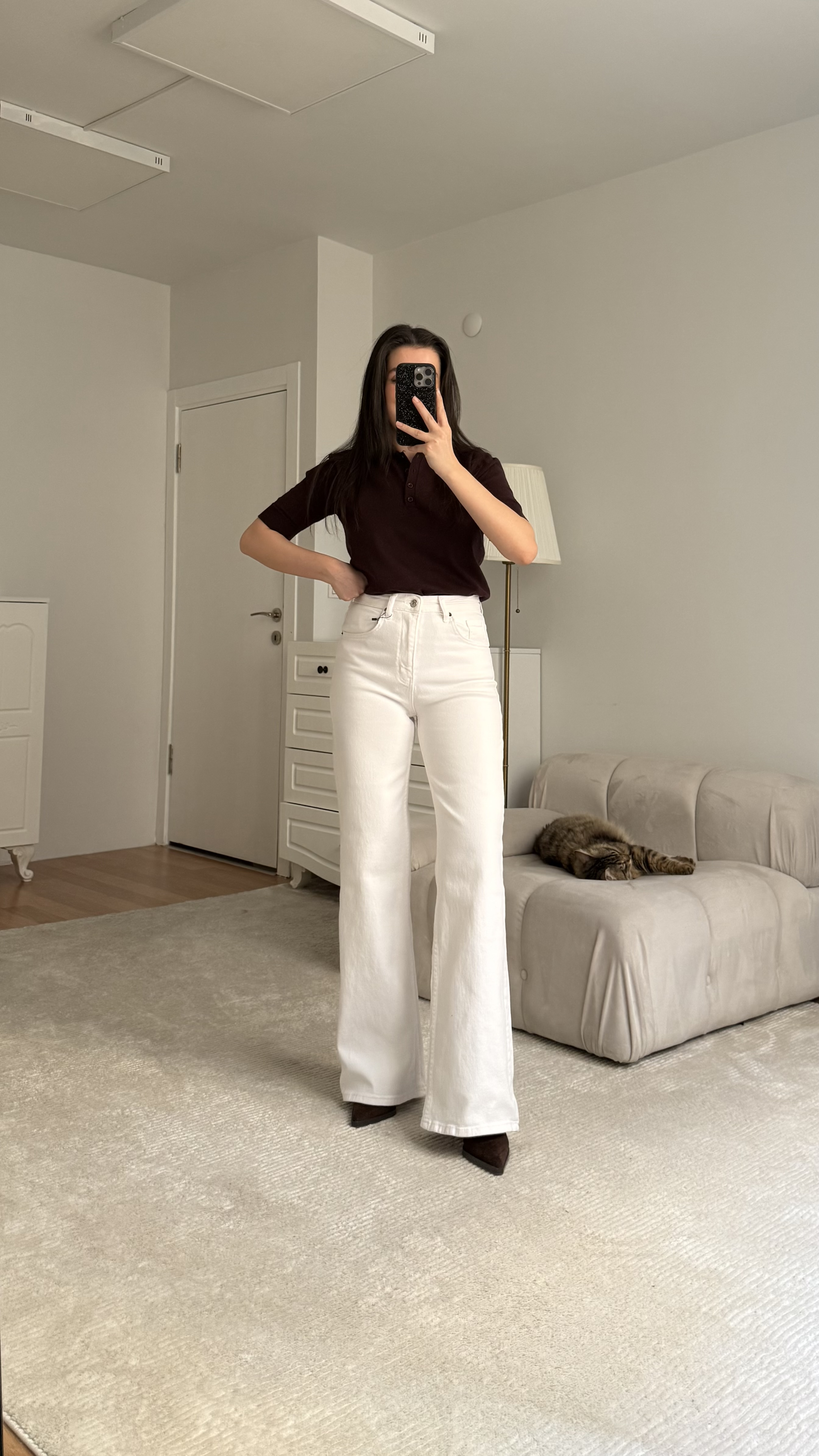 Mad Beyaz Wide Leg Jean