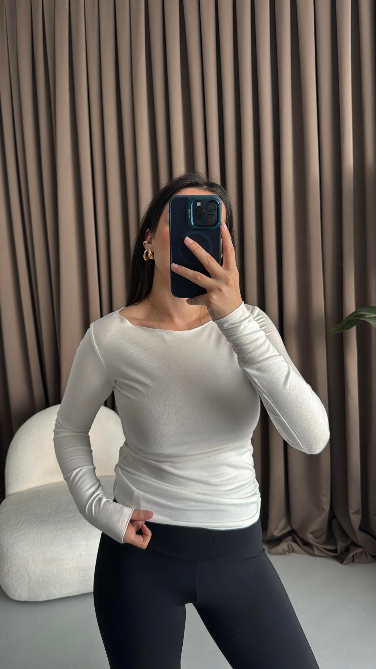 Mad Kaşmir Karışımlı Basıc Bluz