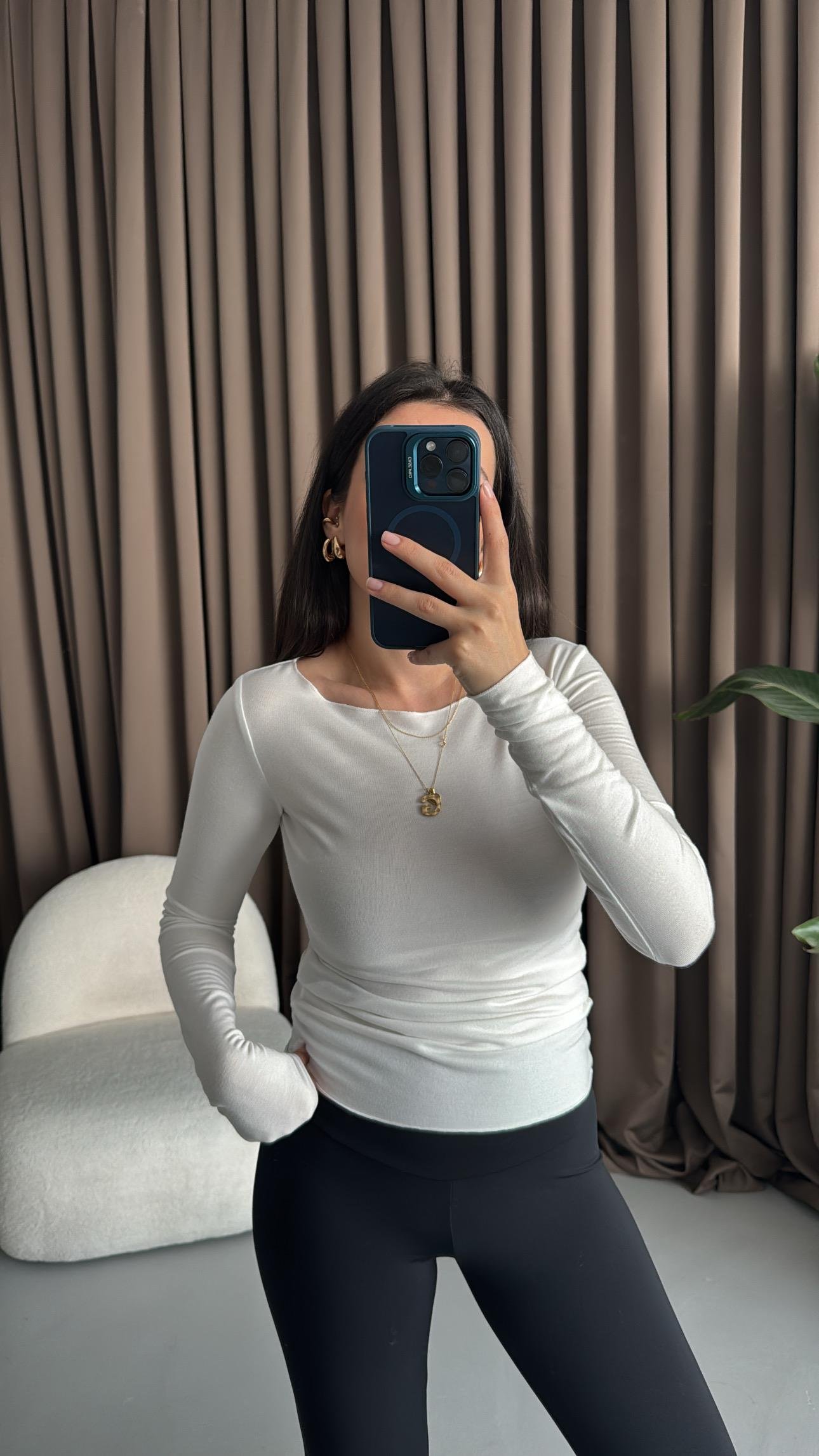 Mad Kaşmir Karışımlı Basıc Bluz