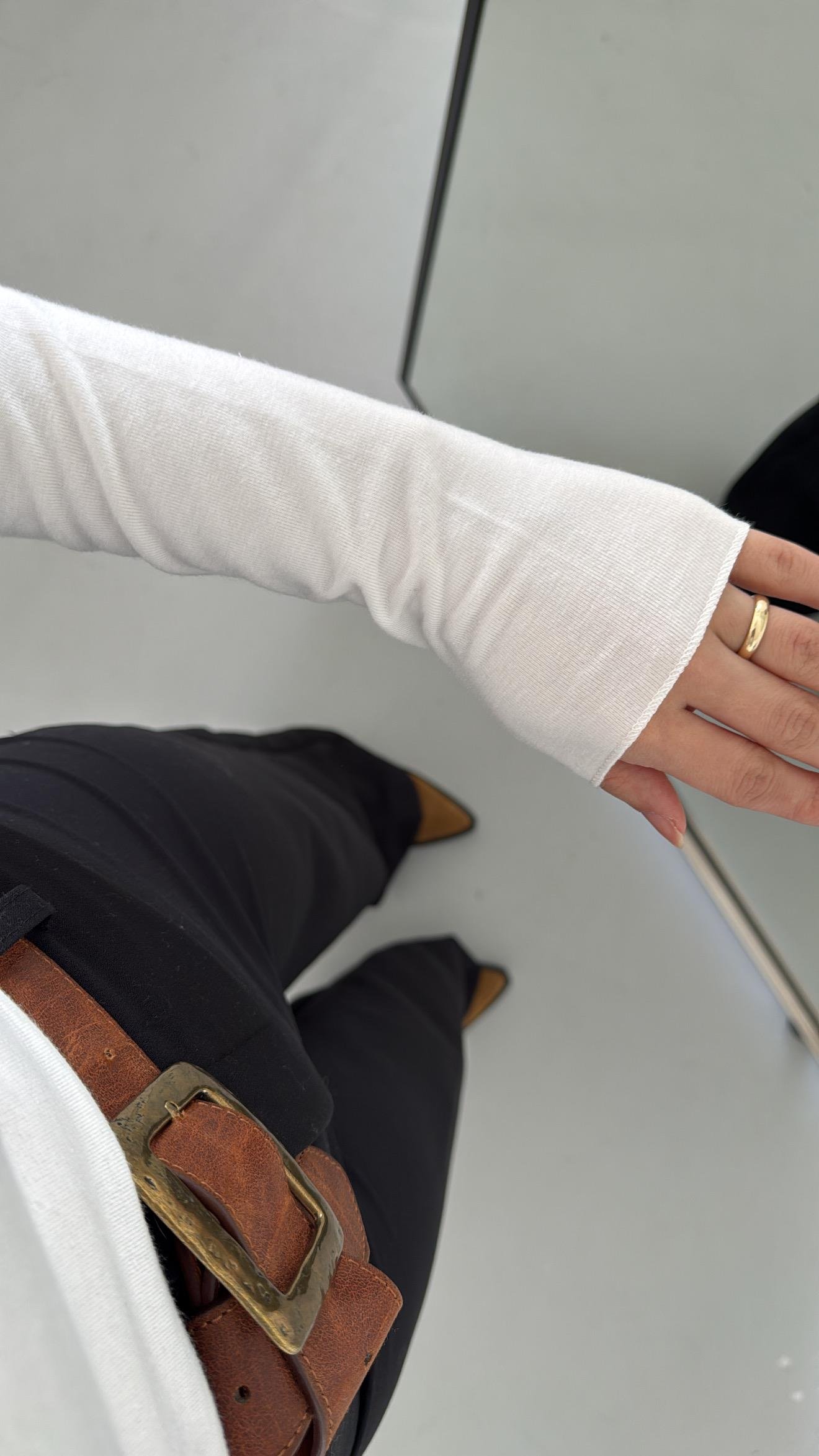 Mad Kaşmir Karışımlı Basıc Bluz