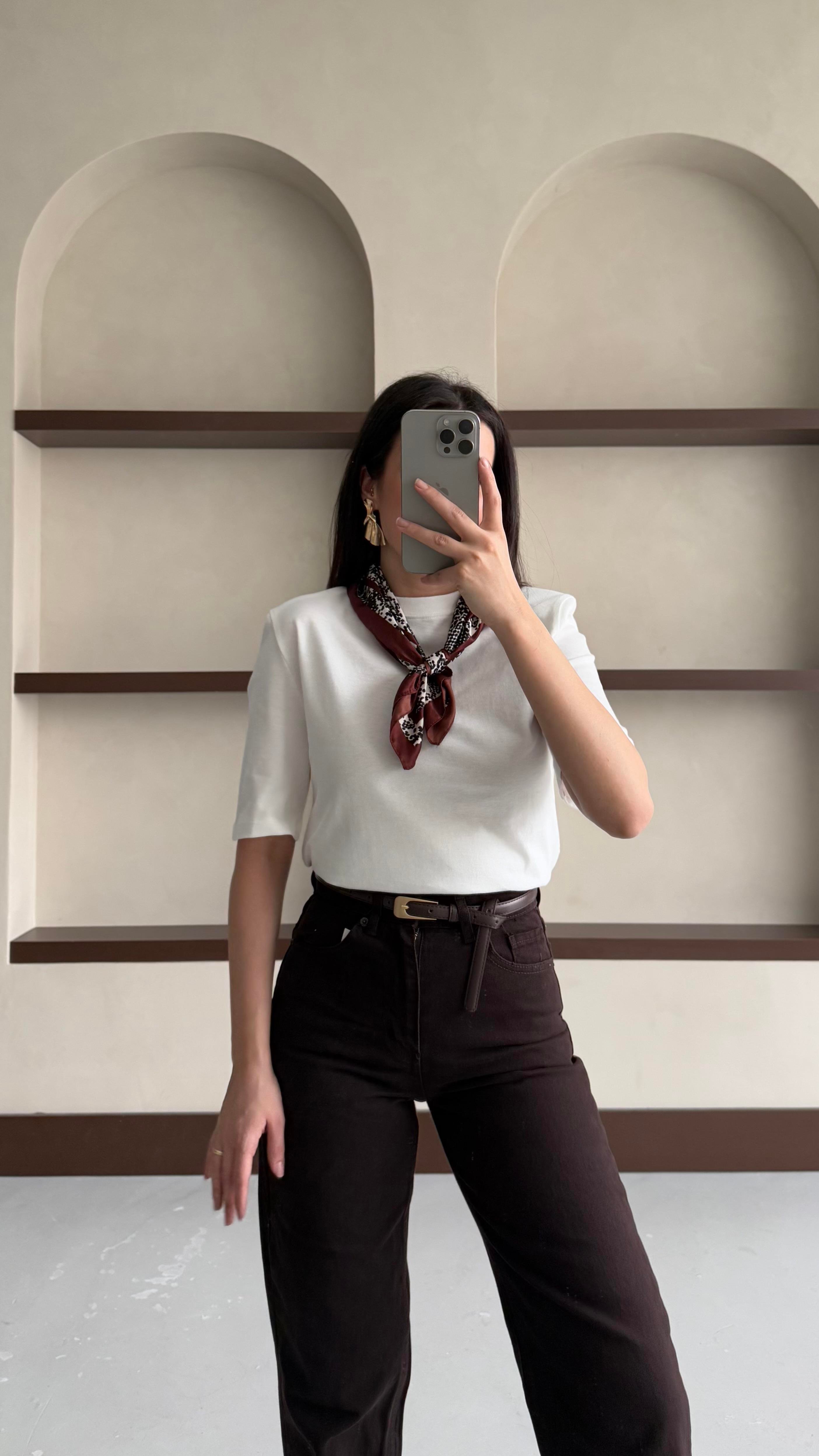 Mad Krem Vatkalı Basıc Tişört