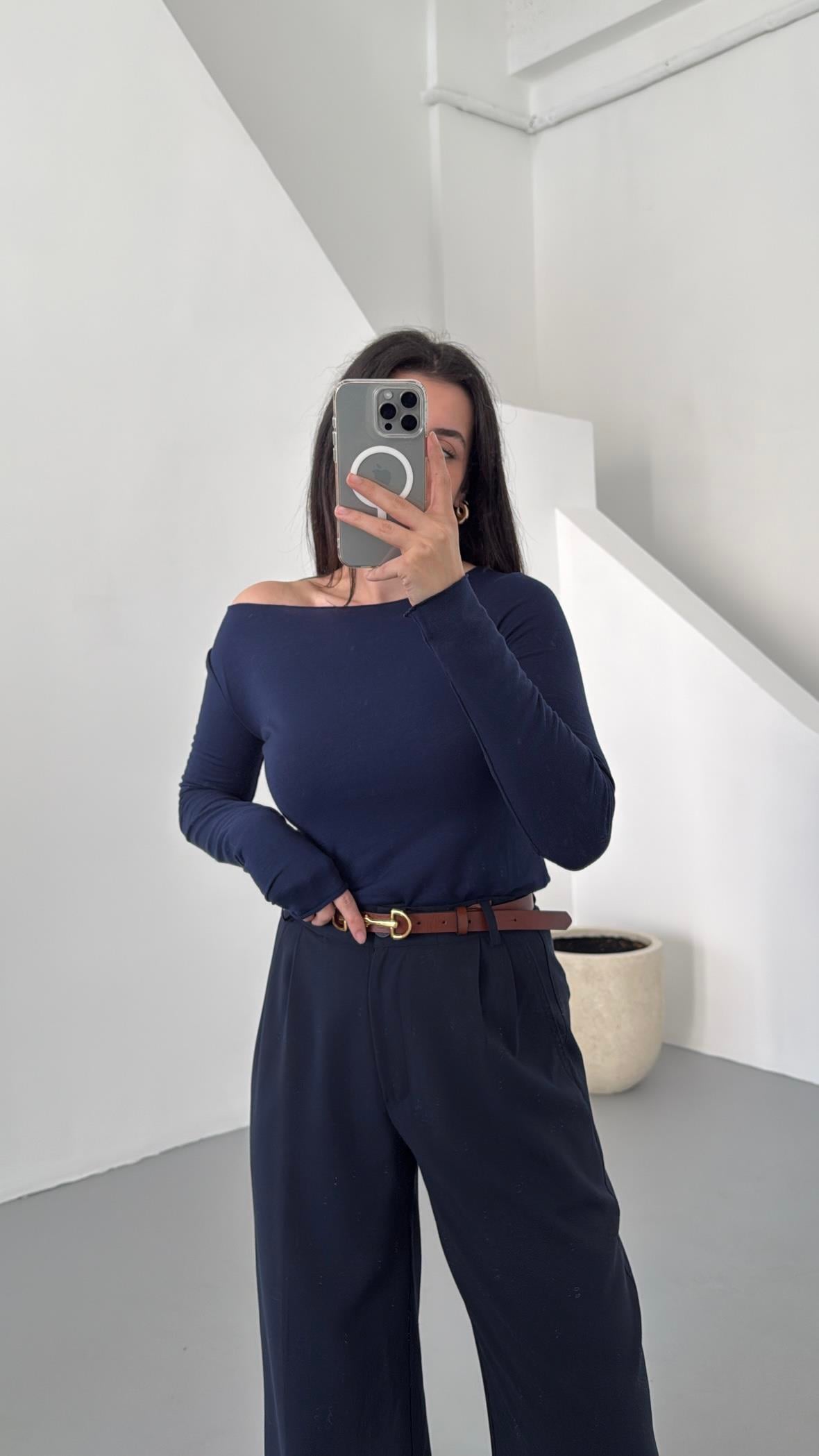 Mad laci Kaşmir Karışımlı Basıc Bluz