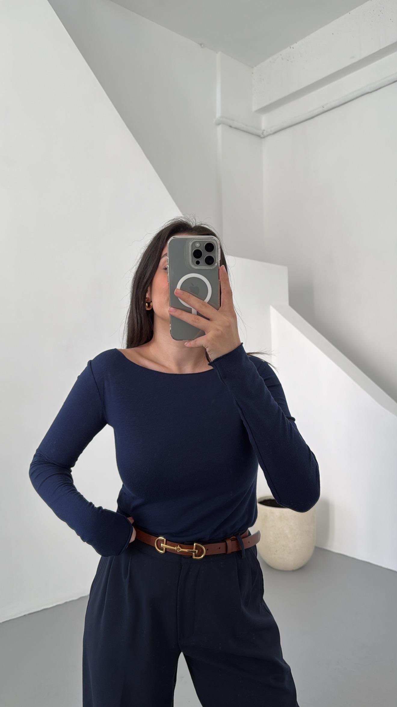 Mad laci Kaşmir Karışımlı Basıc Bluz